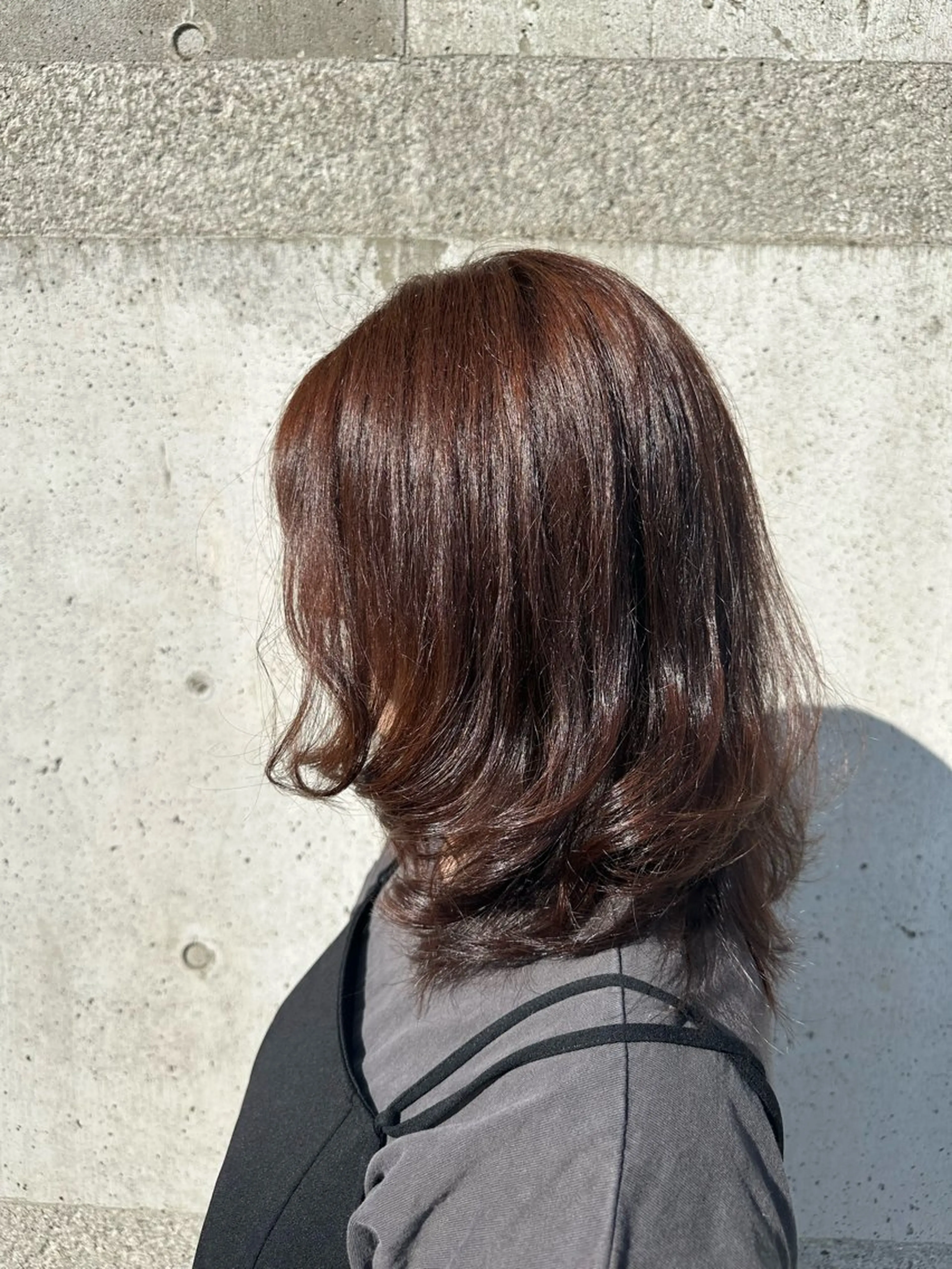 ミディアム カラー Blossom 大山imafujiのヘアスタイル