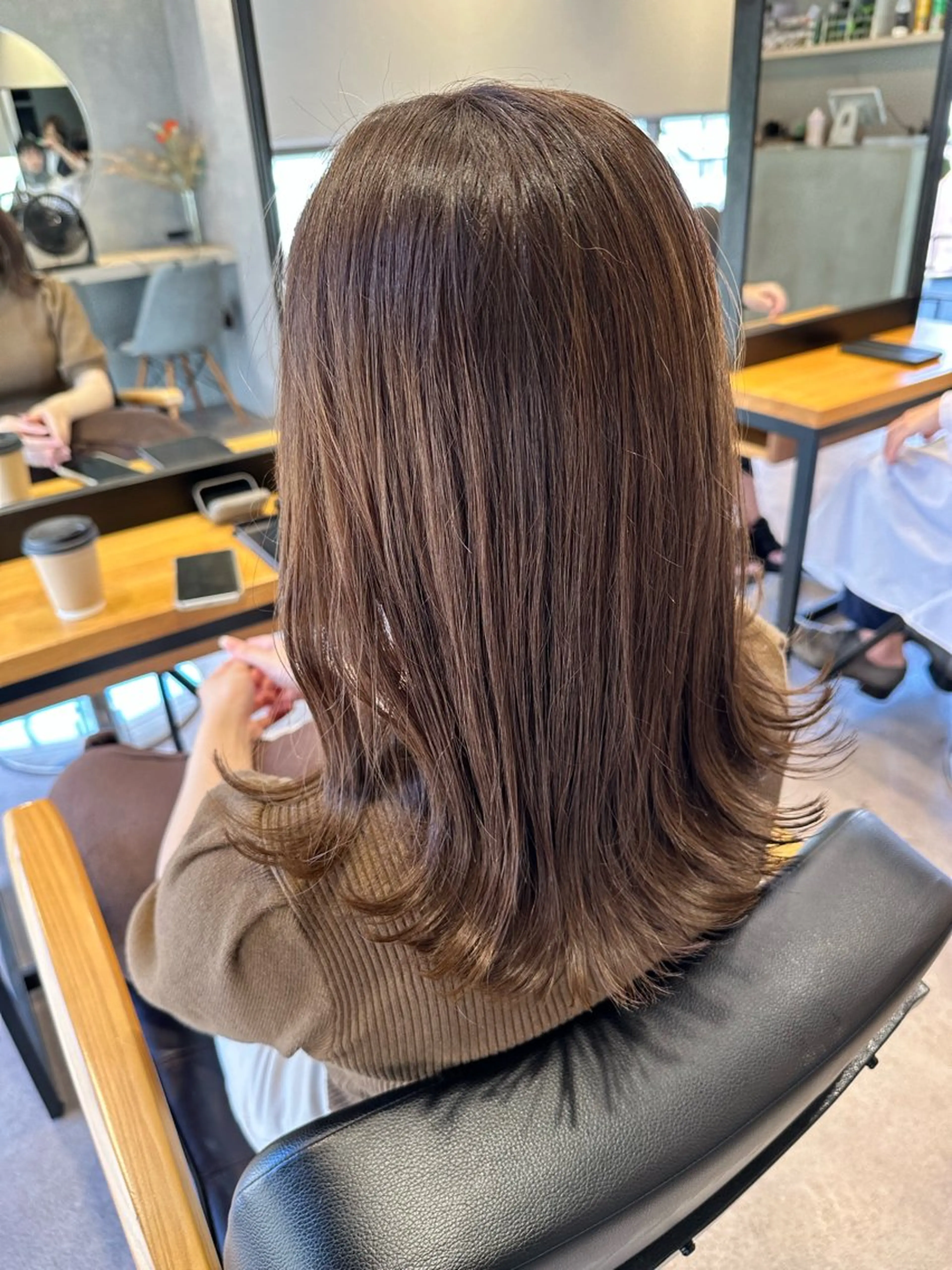 カラー パーマ 縮毛矯正 縮毛矯正 トリートメント 韓国風/オシャレ /縮毛矯正/滝口琴未のヘアスタイル