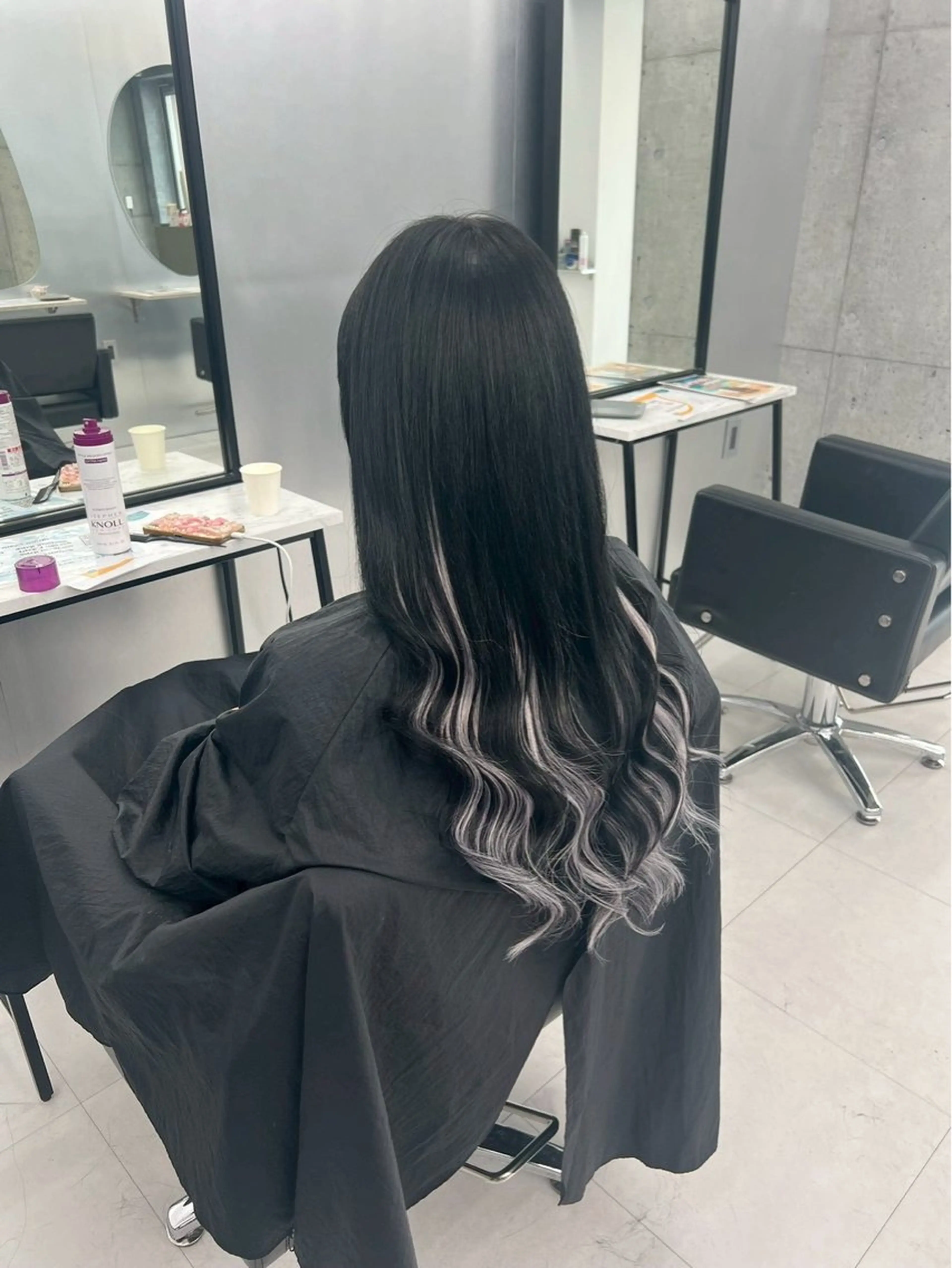 カラー 🌈推し活ハイトーン 💫荒川結星のヘアスタイル