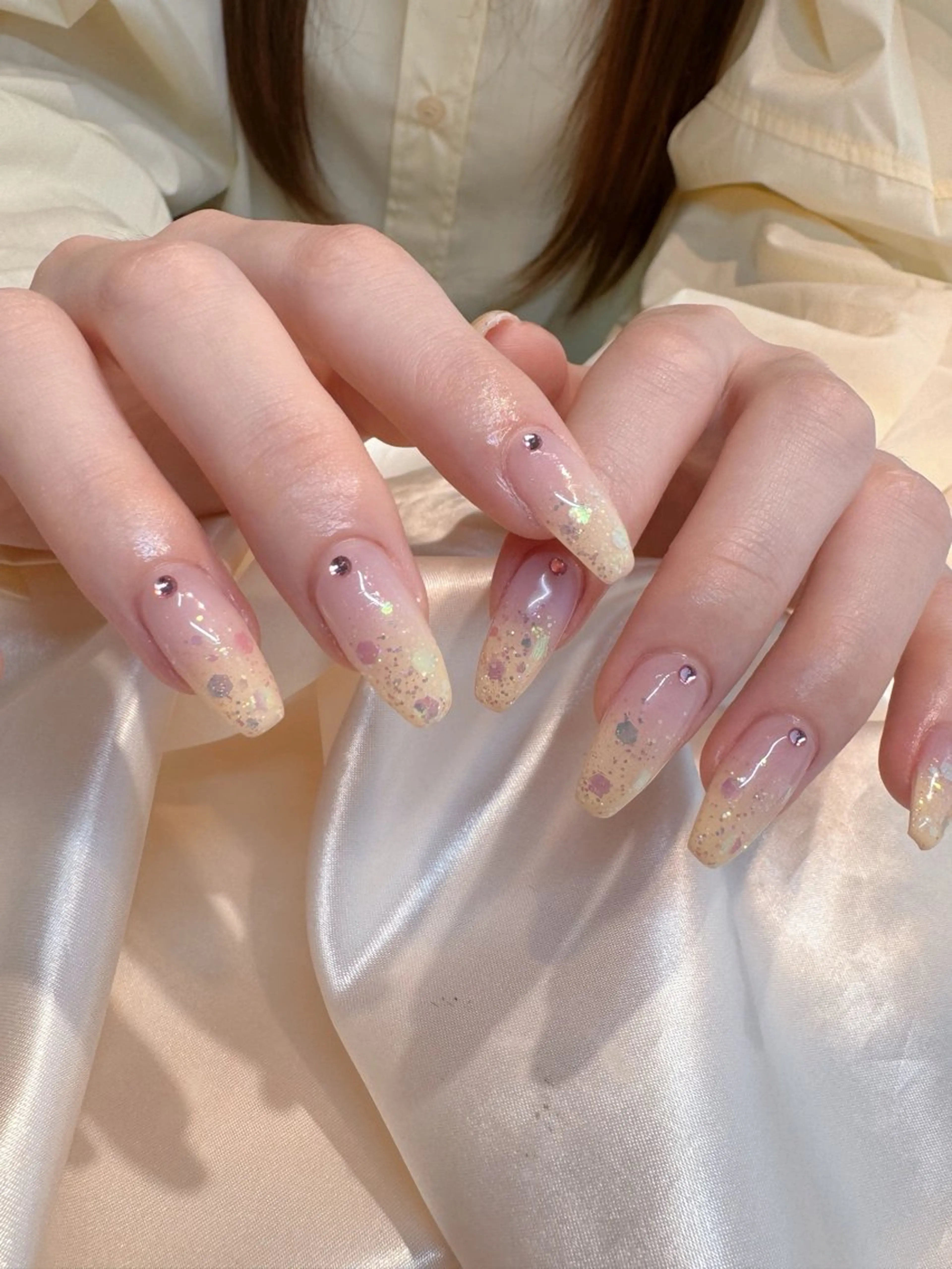 ネイル ハンドネイル 𝐘𝐔𝐊𝐈 💖のネイルデザイン