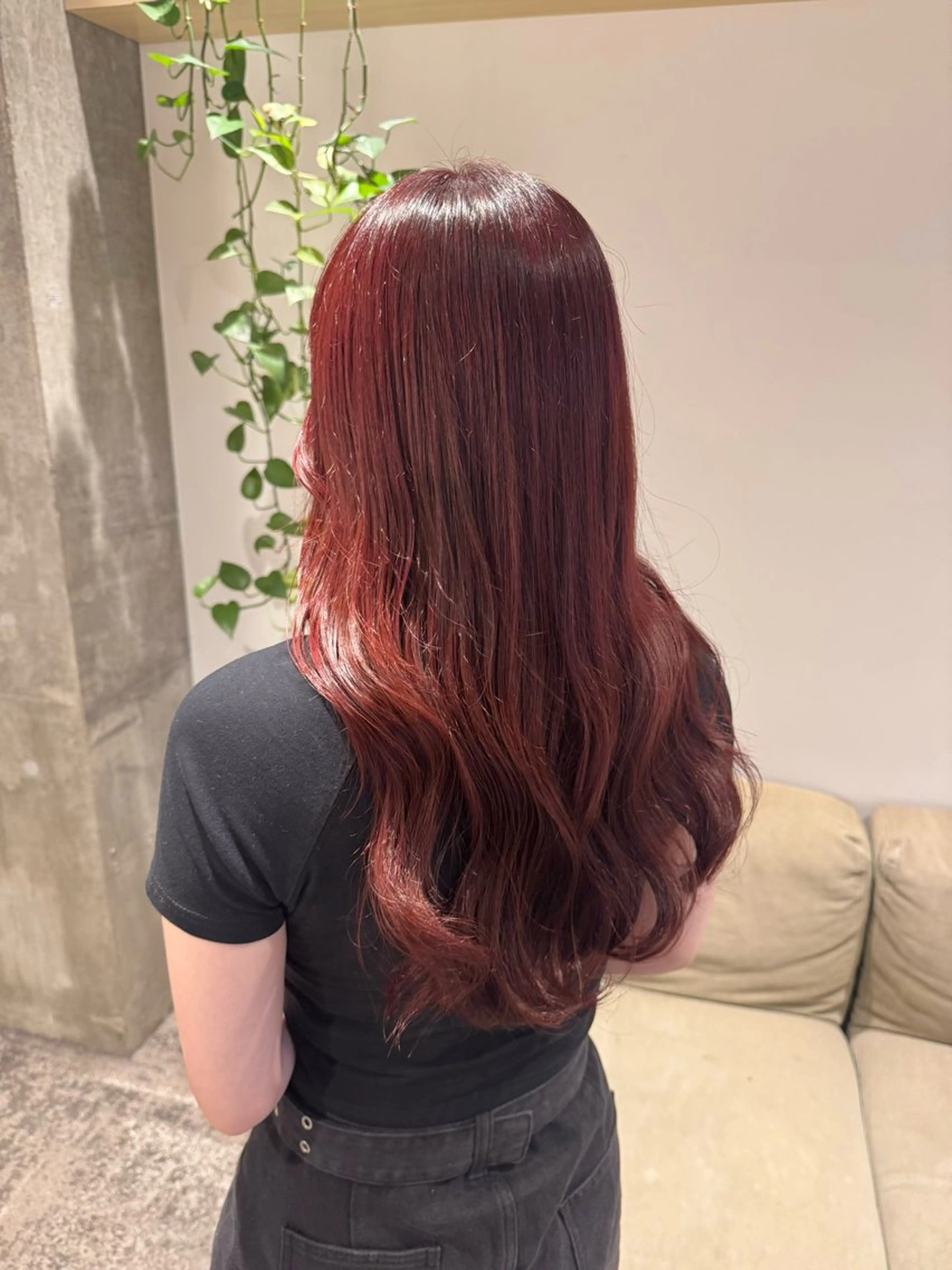 ロング カラー ハガ コトコのヘアスタイル