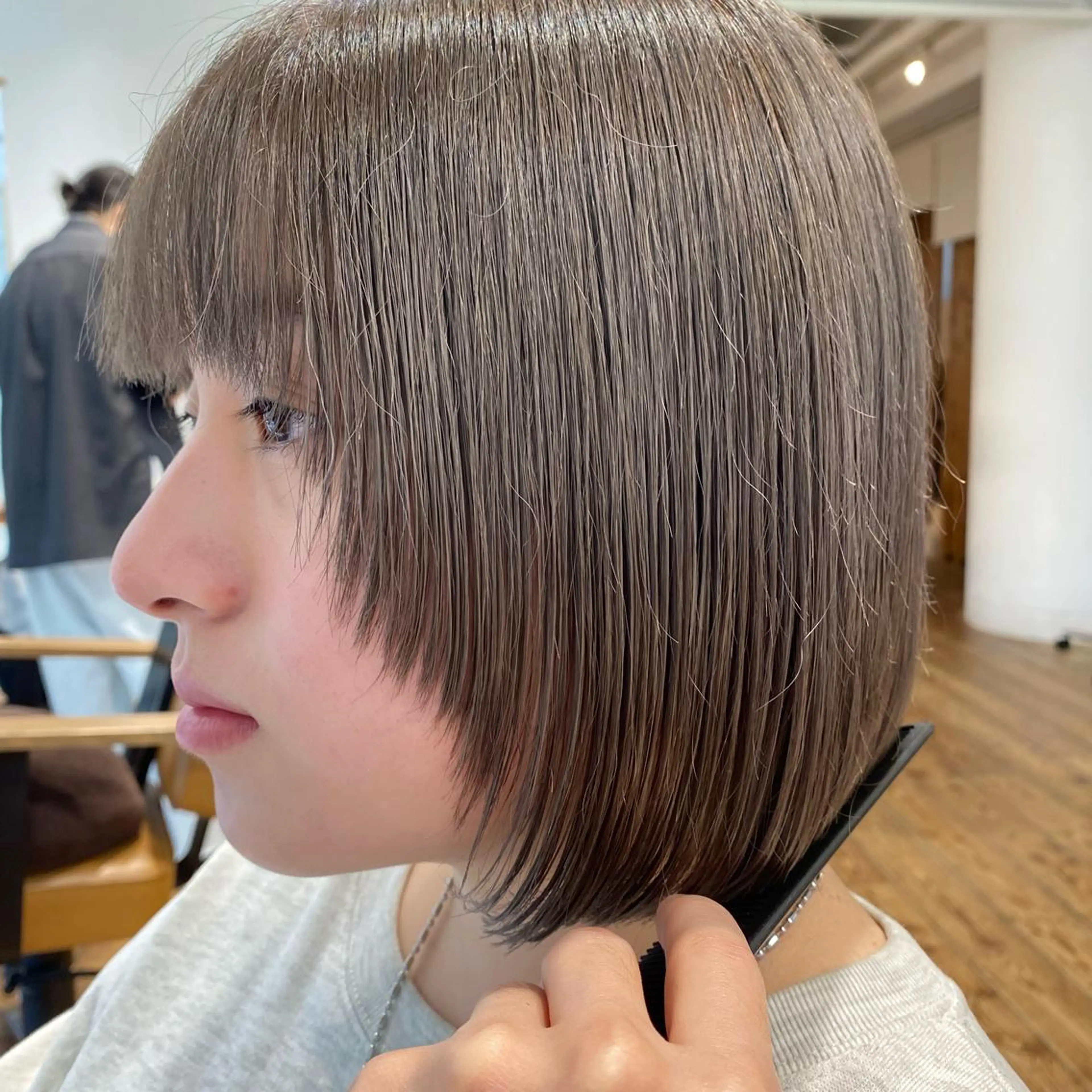 ミディアム カラー カット トリートメント 🌱加藤　胡太郎 /艶髪ストレート🌱のヘアスタイル