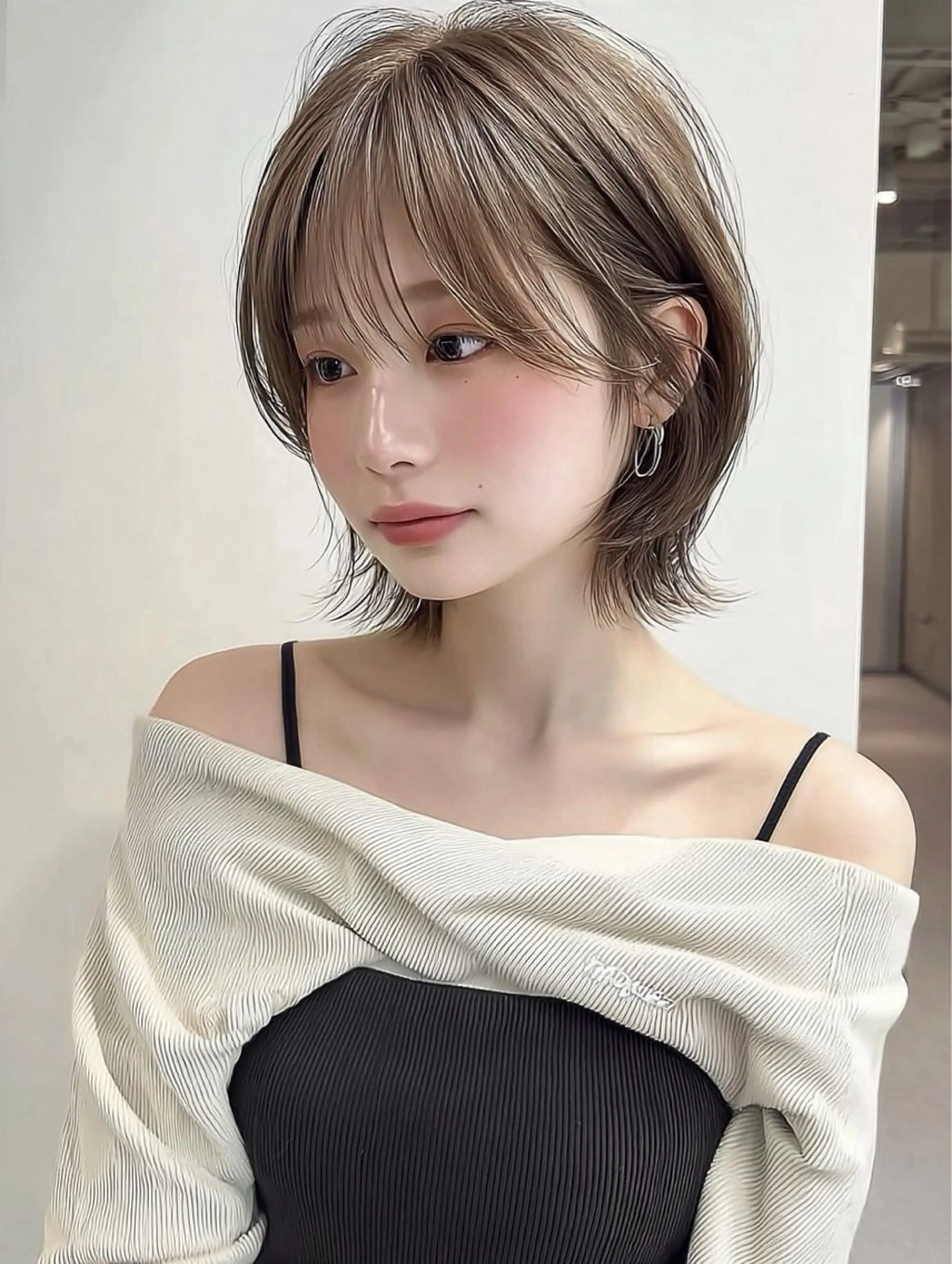 ミディアム 林 佑輔のヘアスタイル