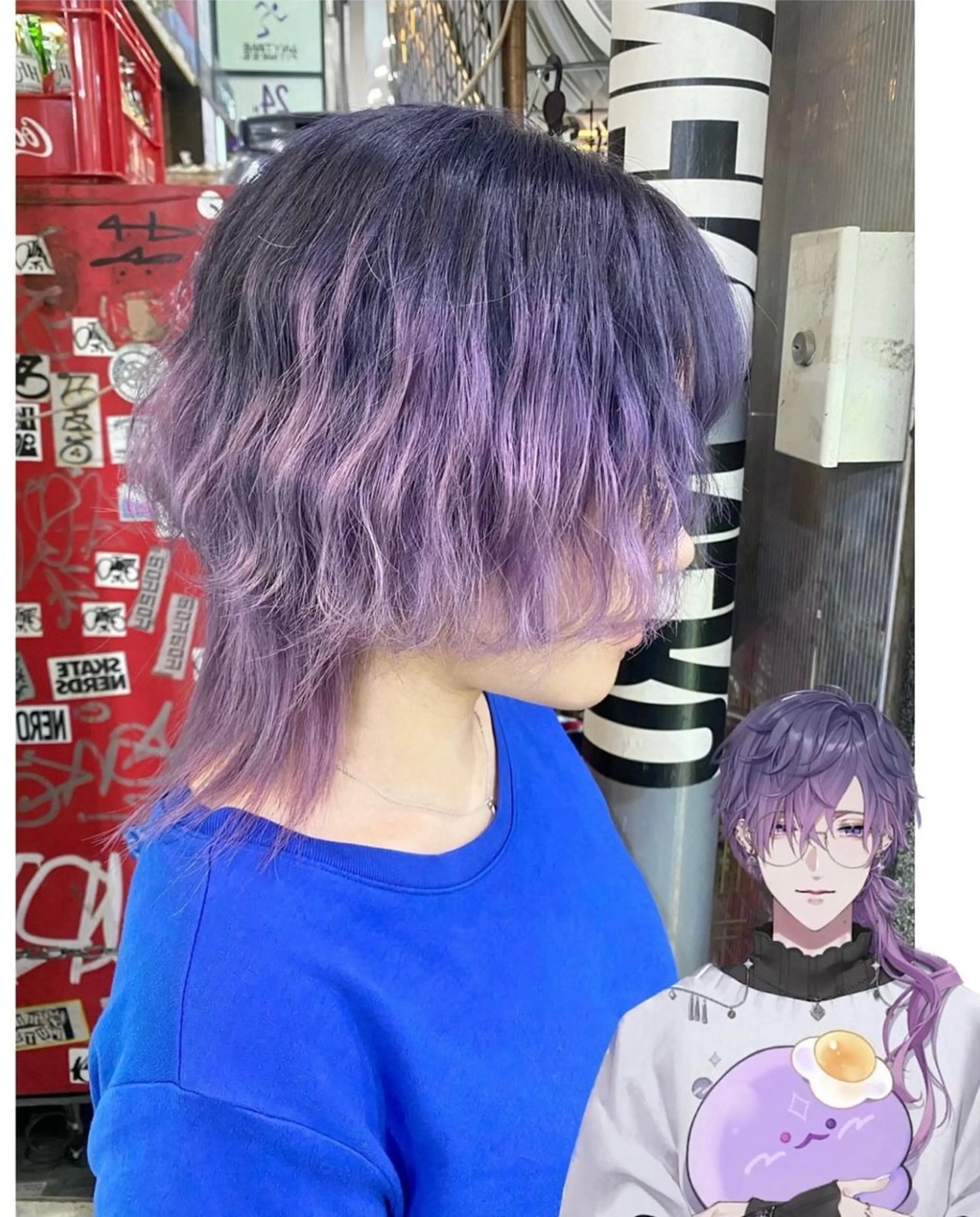 ショート カラー グラデーションカラー ヘアカラー GARU-ガル-所属・TSUNO🦖 派手髪/オタク美容師のヘアスタイル