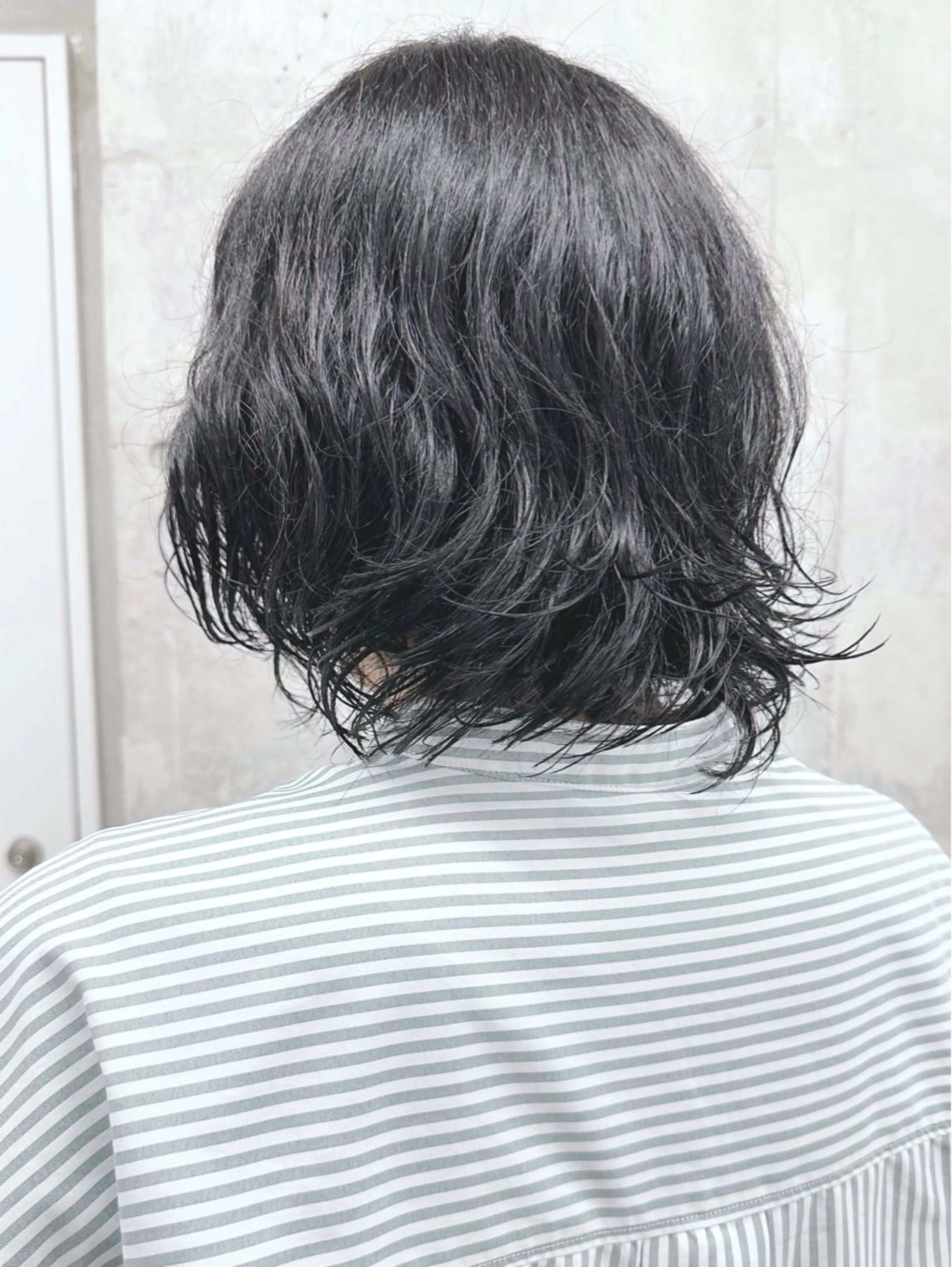 ミディアム ボブ/ゆるふわ ボブパーマ/とういのヘアスタイル