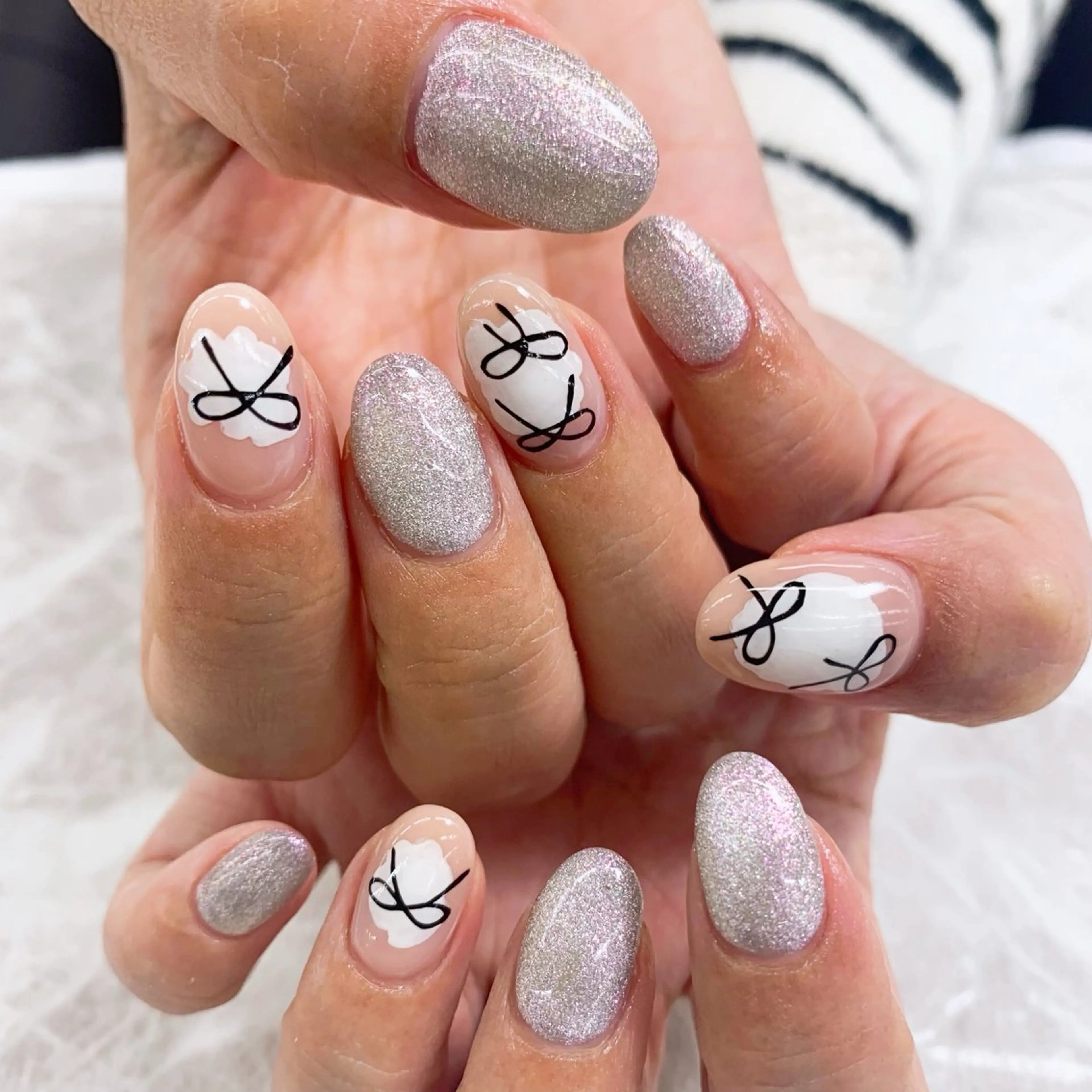 ネイル ⭐︎休業中の練習⭐︎ JNA認定講師髙橋のネイルデザイン