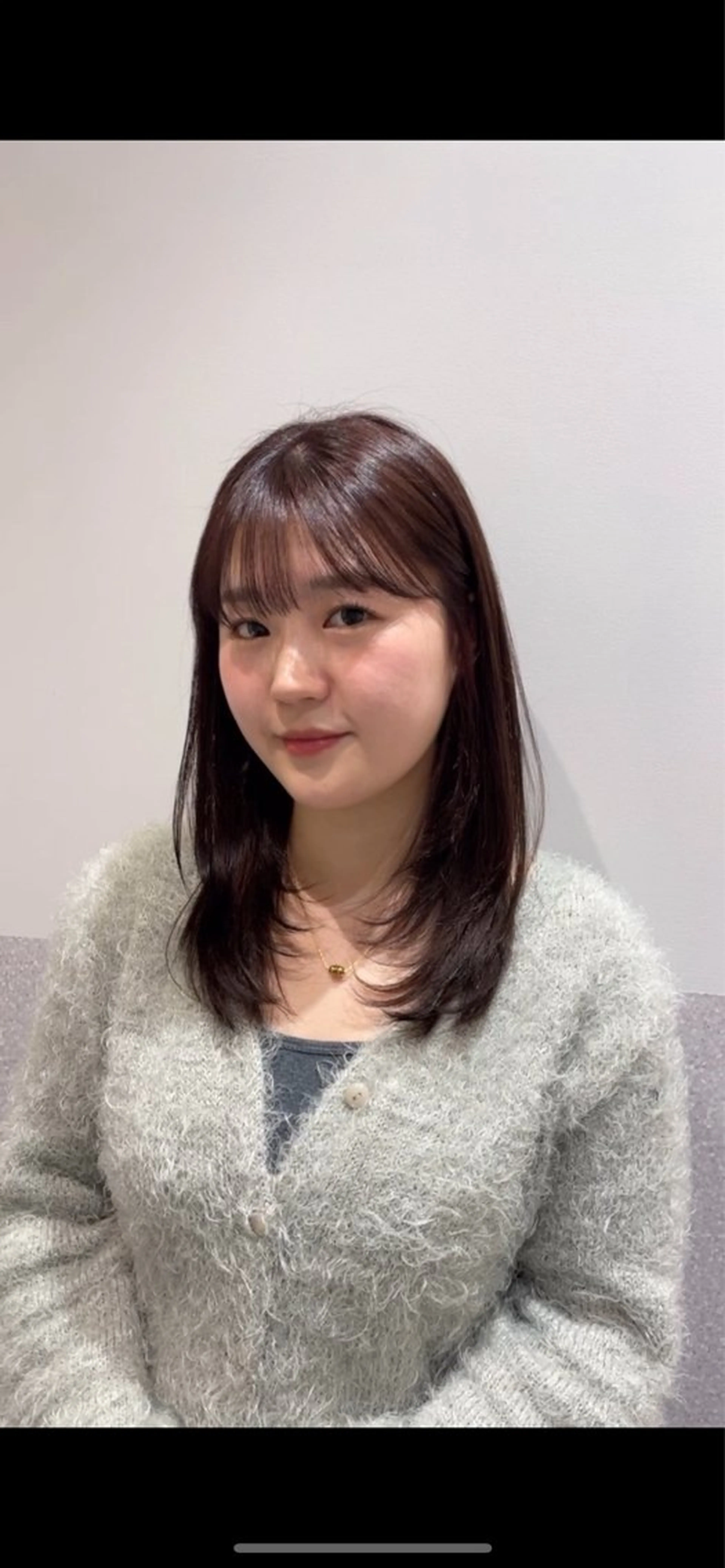 ミディアム ハッシュカット 韓国風ヘア レイヤーカット カット ヘアカラー トリートメント ❤︎︎韓国ヘア❤︎︎ 𝑺𝒉𝒊𝒉𝒐のヘアスタイル