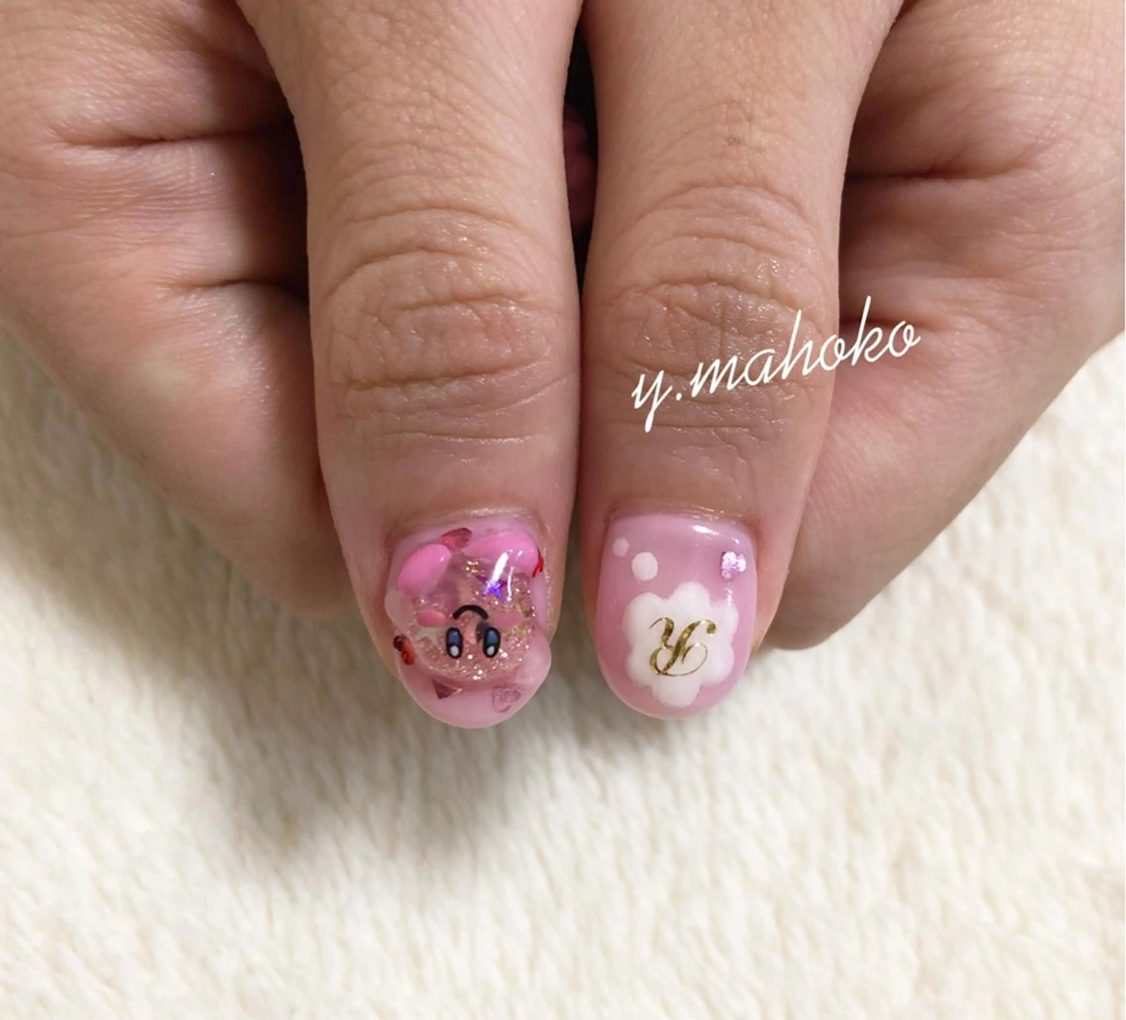 ネイル ハンドネイル パラジェル有/ 長さだし/mahoのネイルデザイン