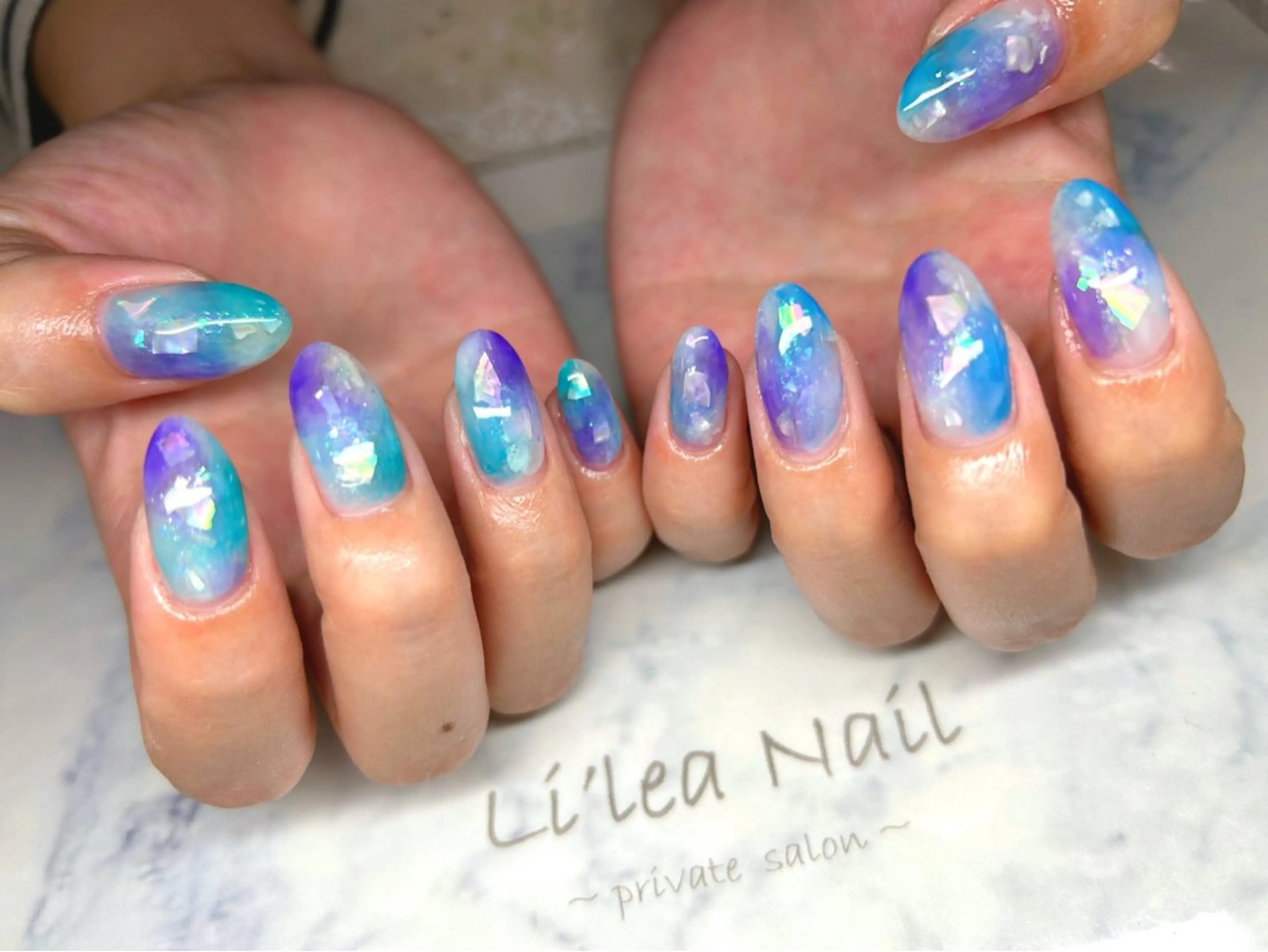 ネイル ハンドネイル Li'leaNail AINAのネイルデザイン