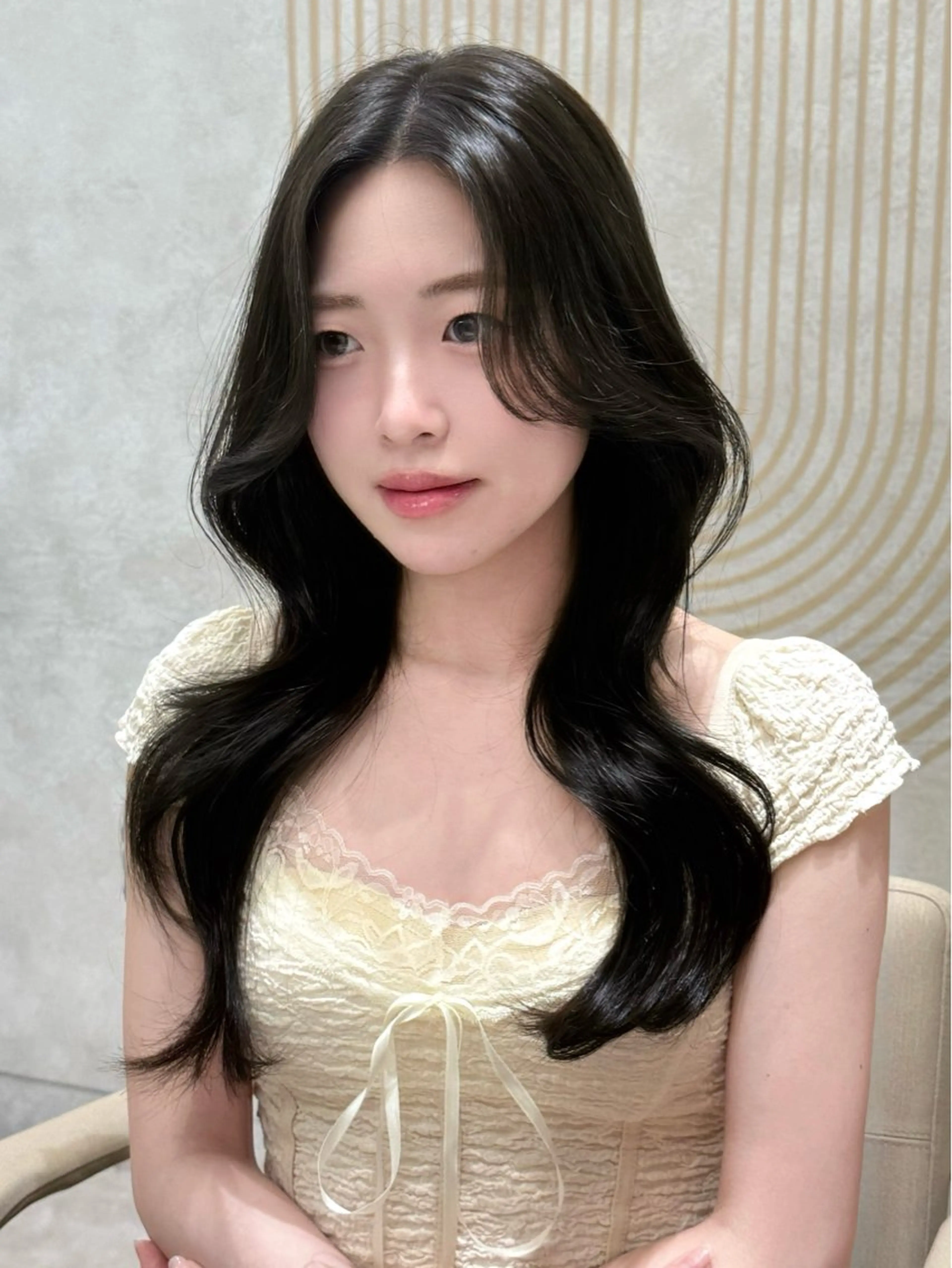 ロング ヘアカラー 韓国ヘア 🇰🇷 natsukiのヘアスタイル
