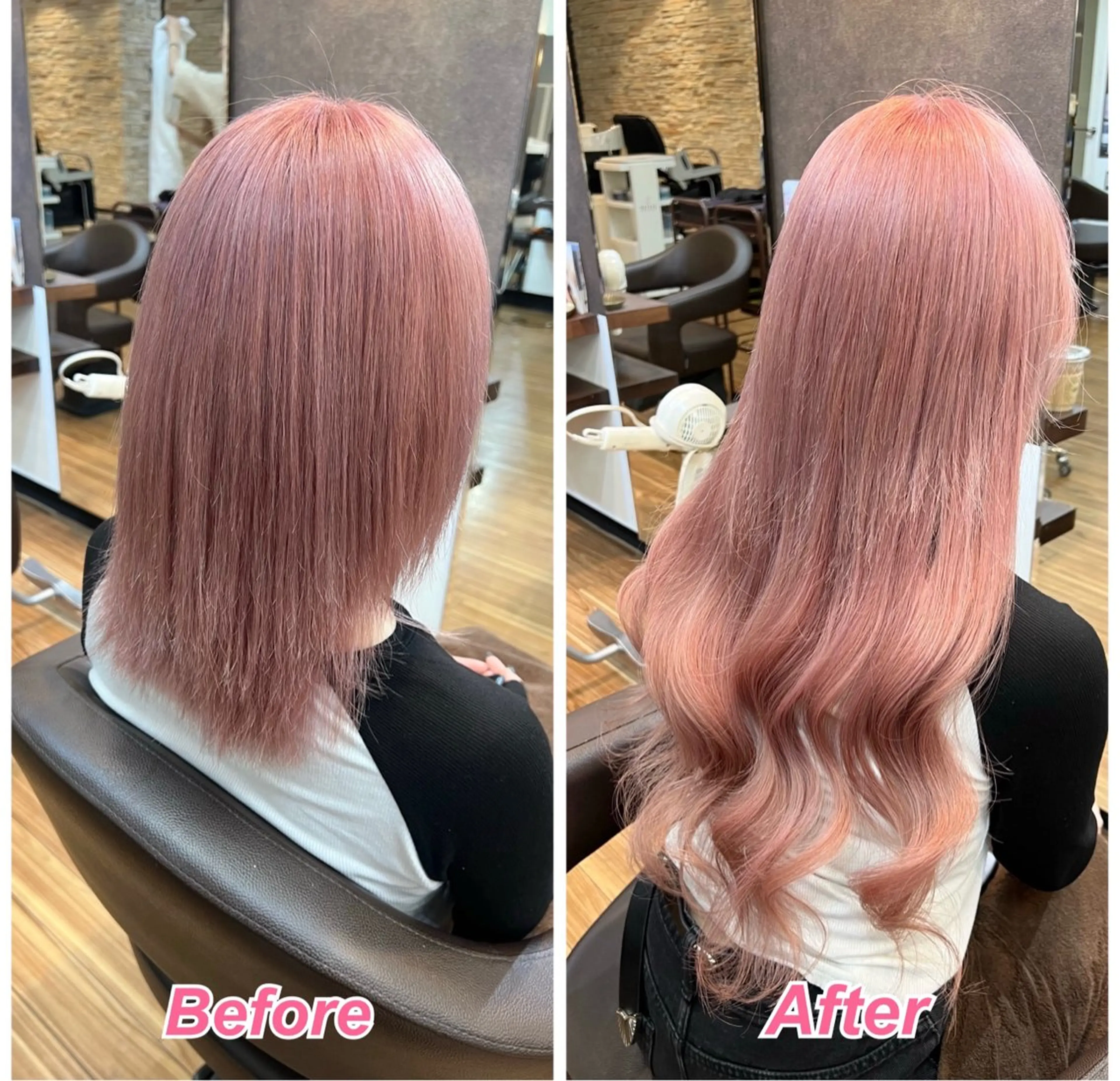 ロング カラー ブリーチ ケアブリーチ ハイトーンカラー エクステ ♡ RIRIAのマツエク・マツパデザイン