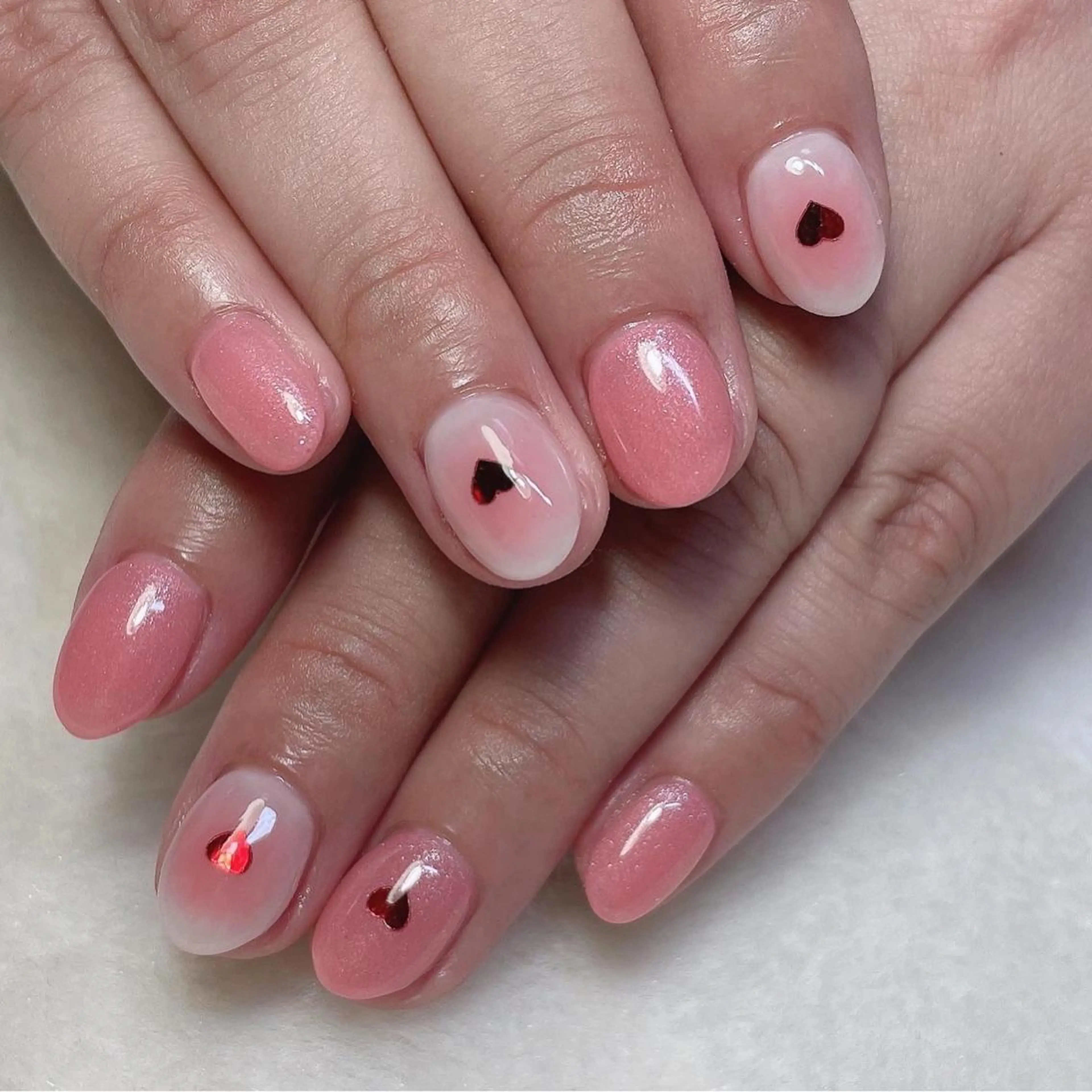 ネイル チークネイル ハンドネイル kipinail 川﨑えりかのネイルデザイン