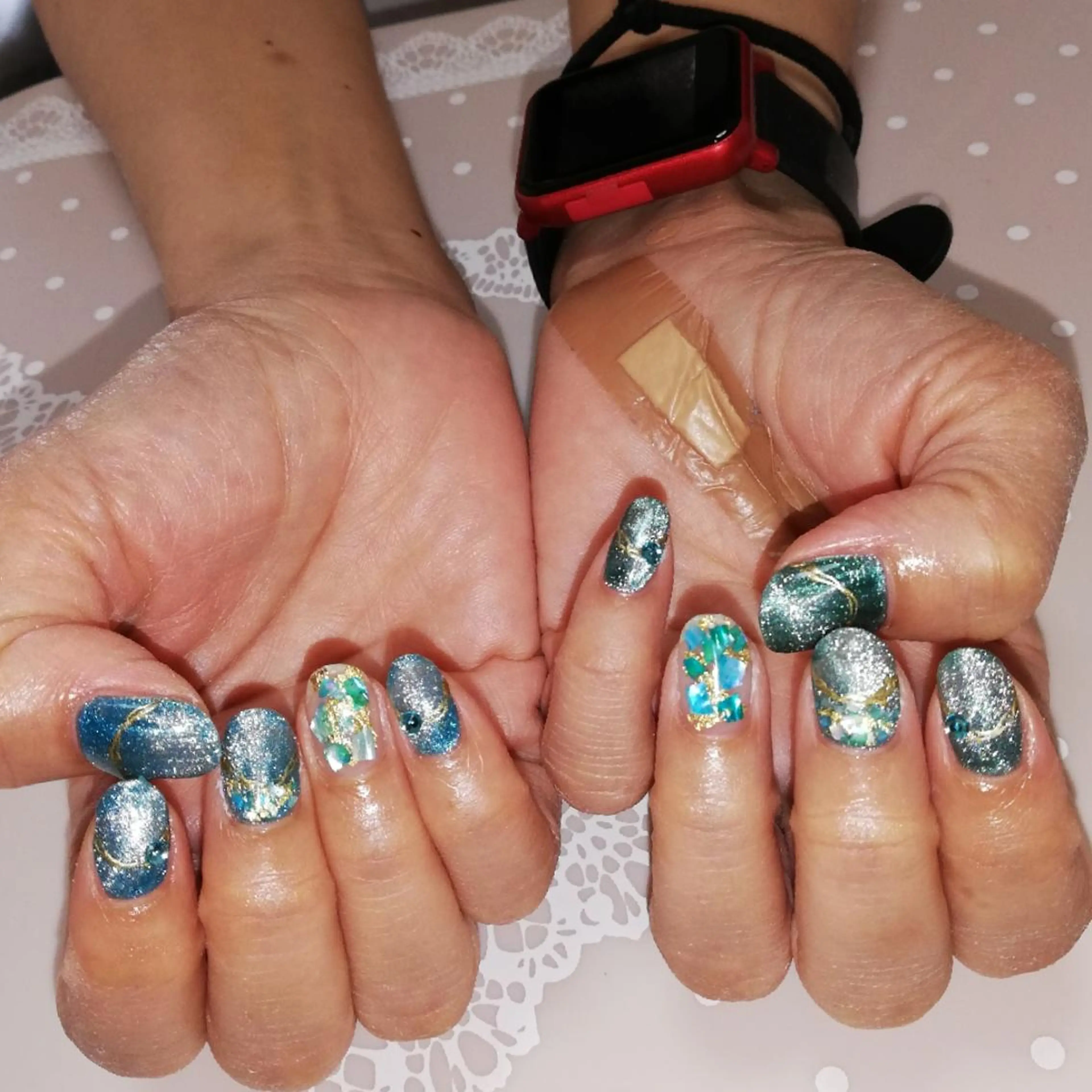 ネイル マグネットネイル ニュアンスネイル ネイル junkoのネイルデザイン