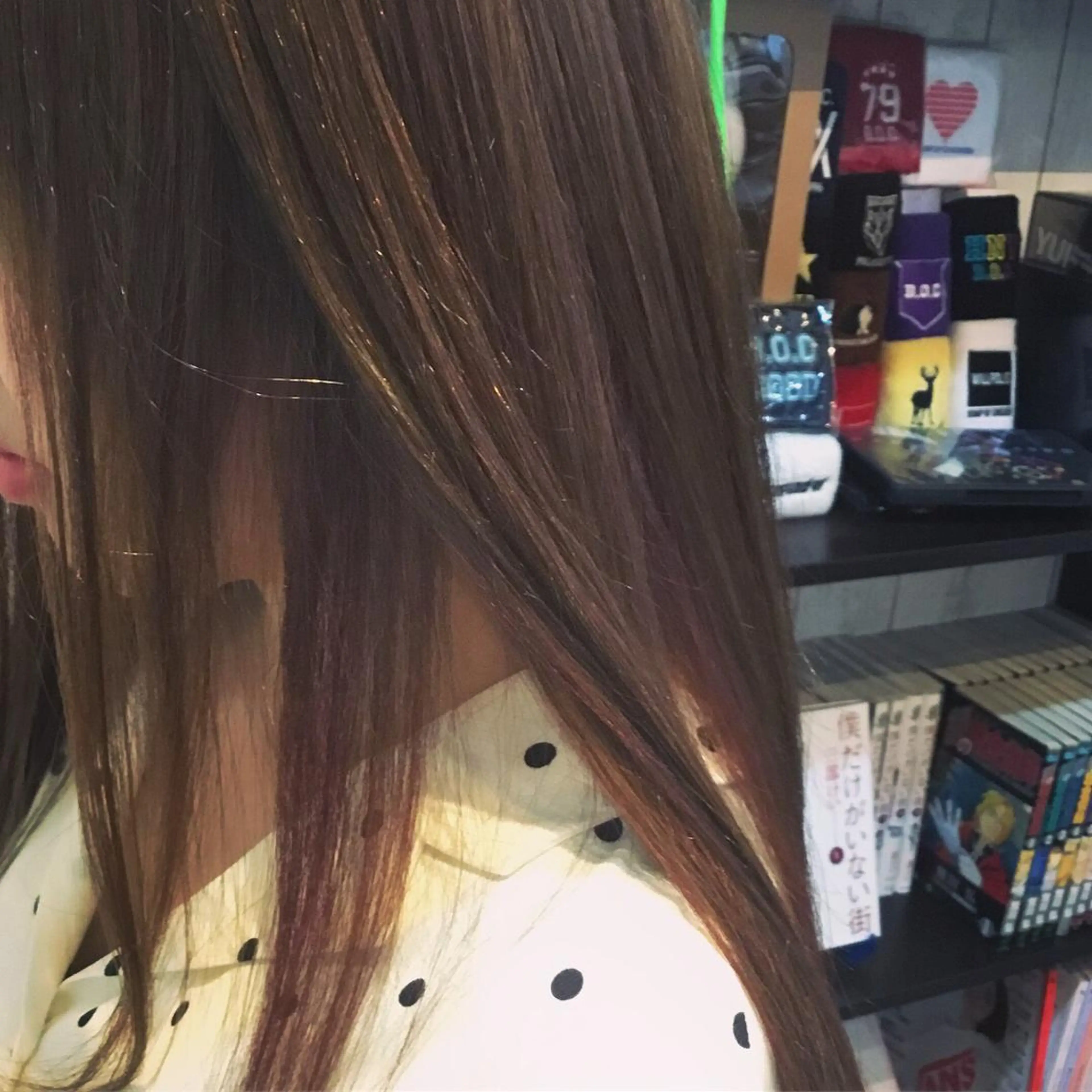 ロング カラー 金崎 新吾のヘアスタイル