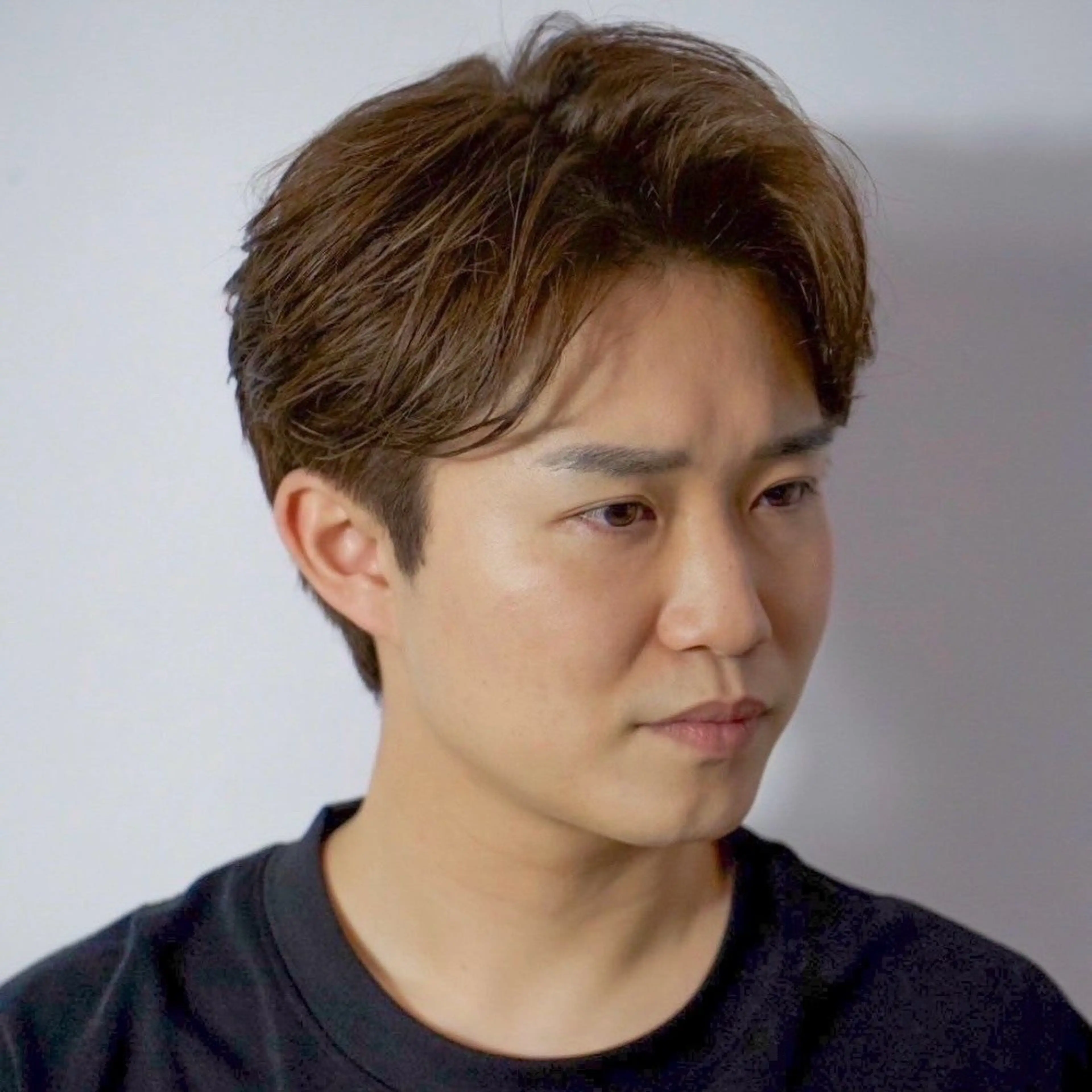 ミディアム メンズ 上條 遥也のヘアスタイル