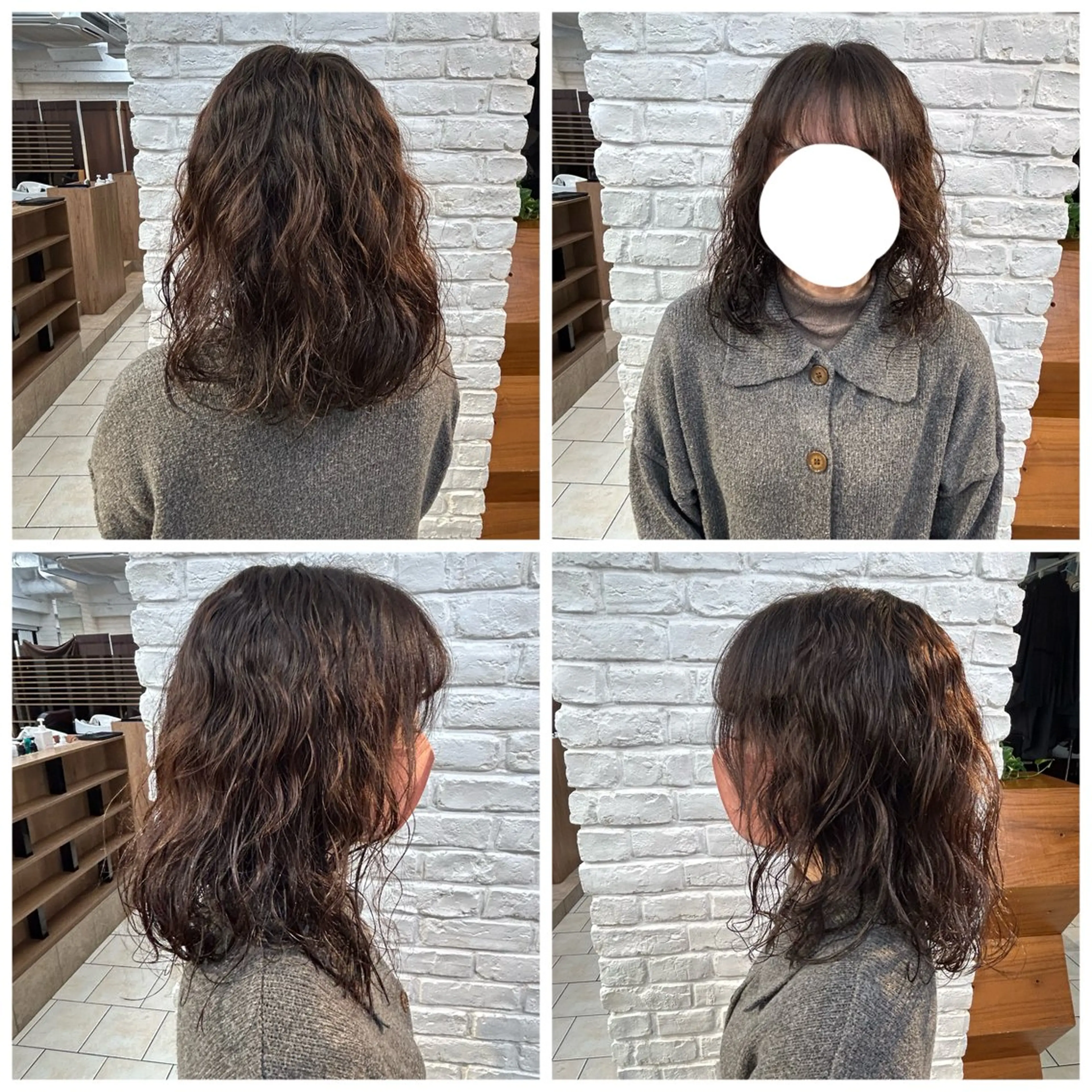 パーマ M.SLASH SHINYURIGAOKA所属・小松 美璃のヘアスタイル