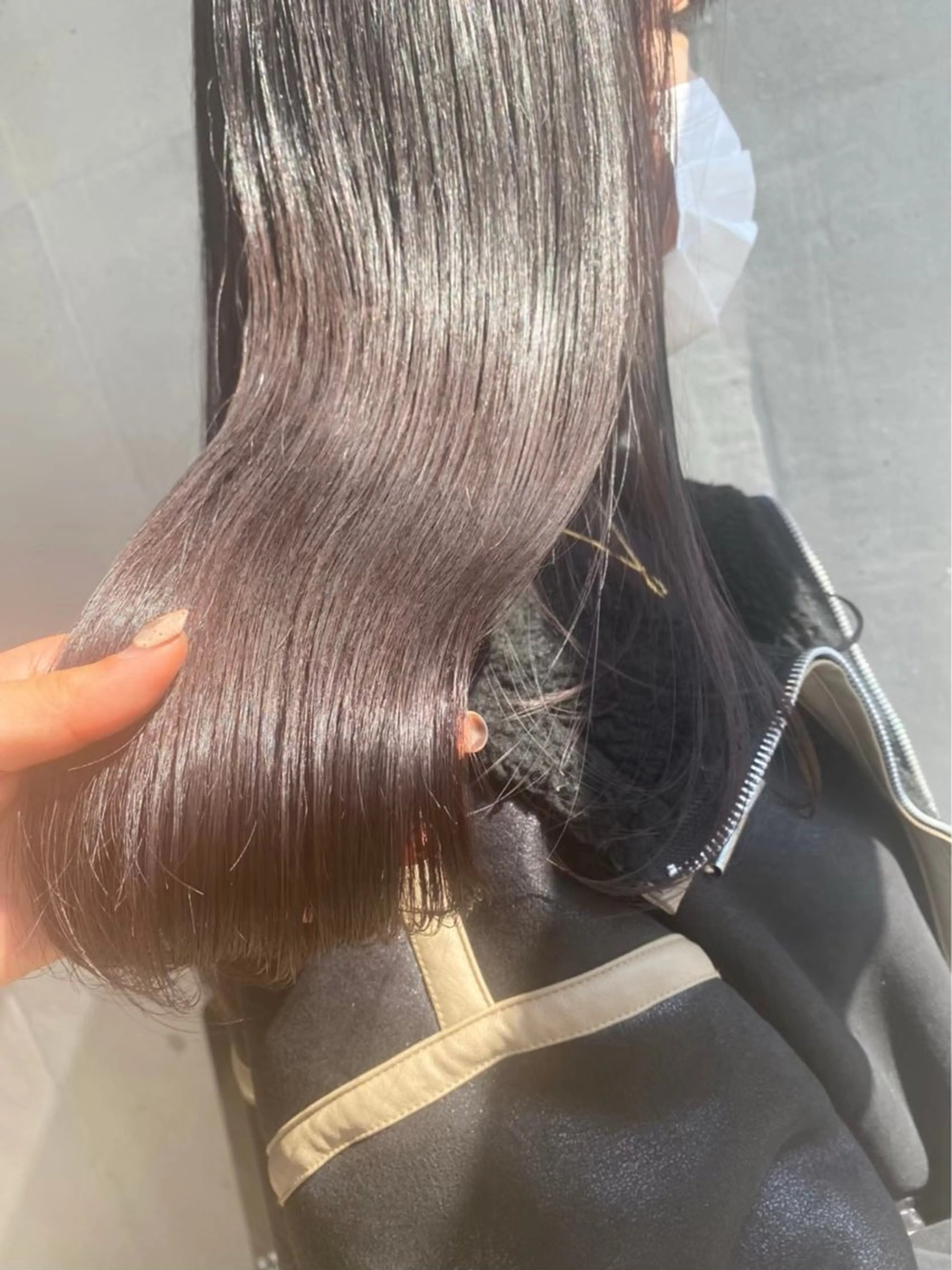 ロング カラー ﾌｸﾀﾞ ﾚﾝのヘアスタイル
