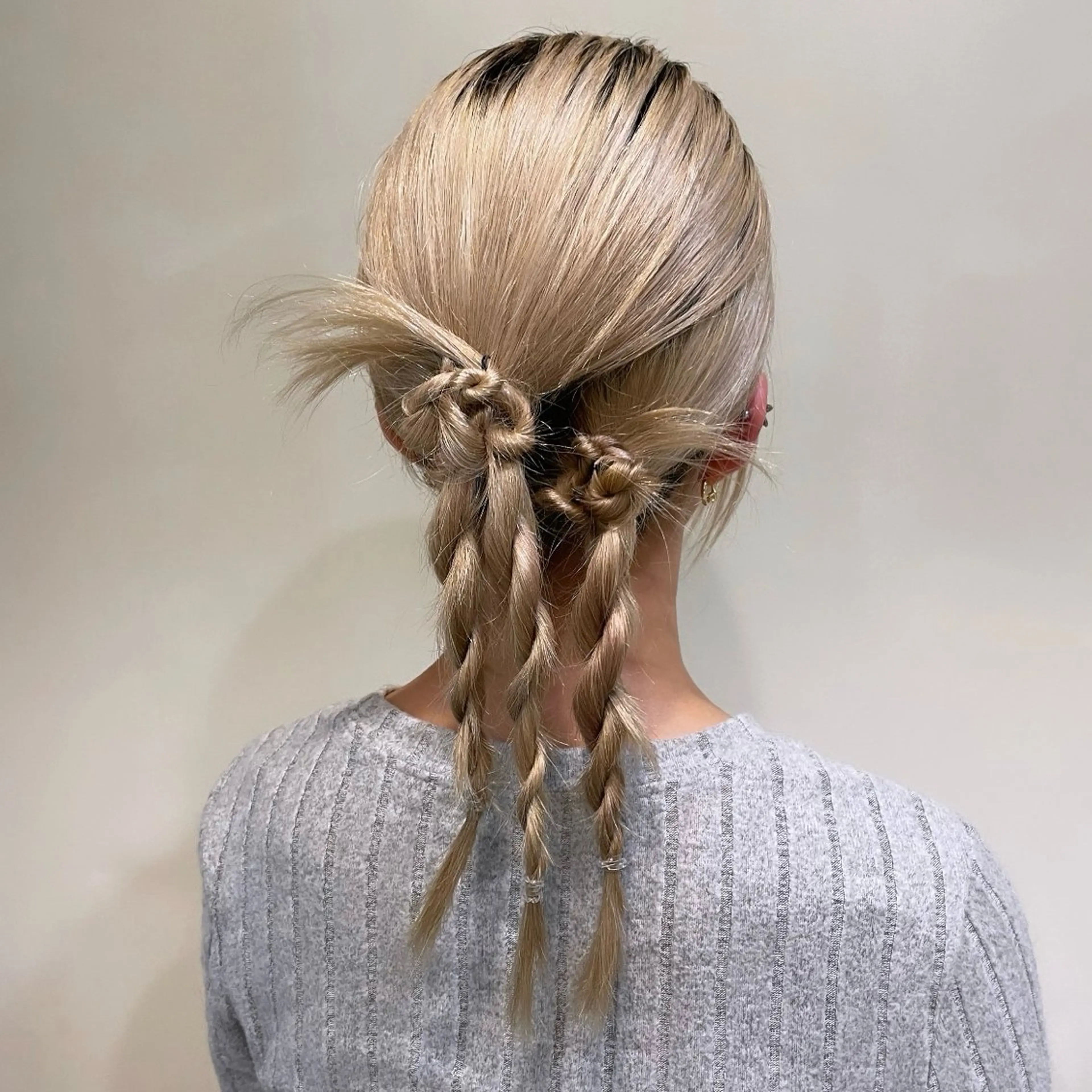 セミロング ヘアアレンジ 結婚式・ブライダル ヘアセット ボブパーマ 🌷ヨシカワハナコのヘアスタイル