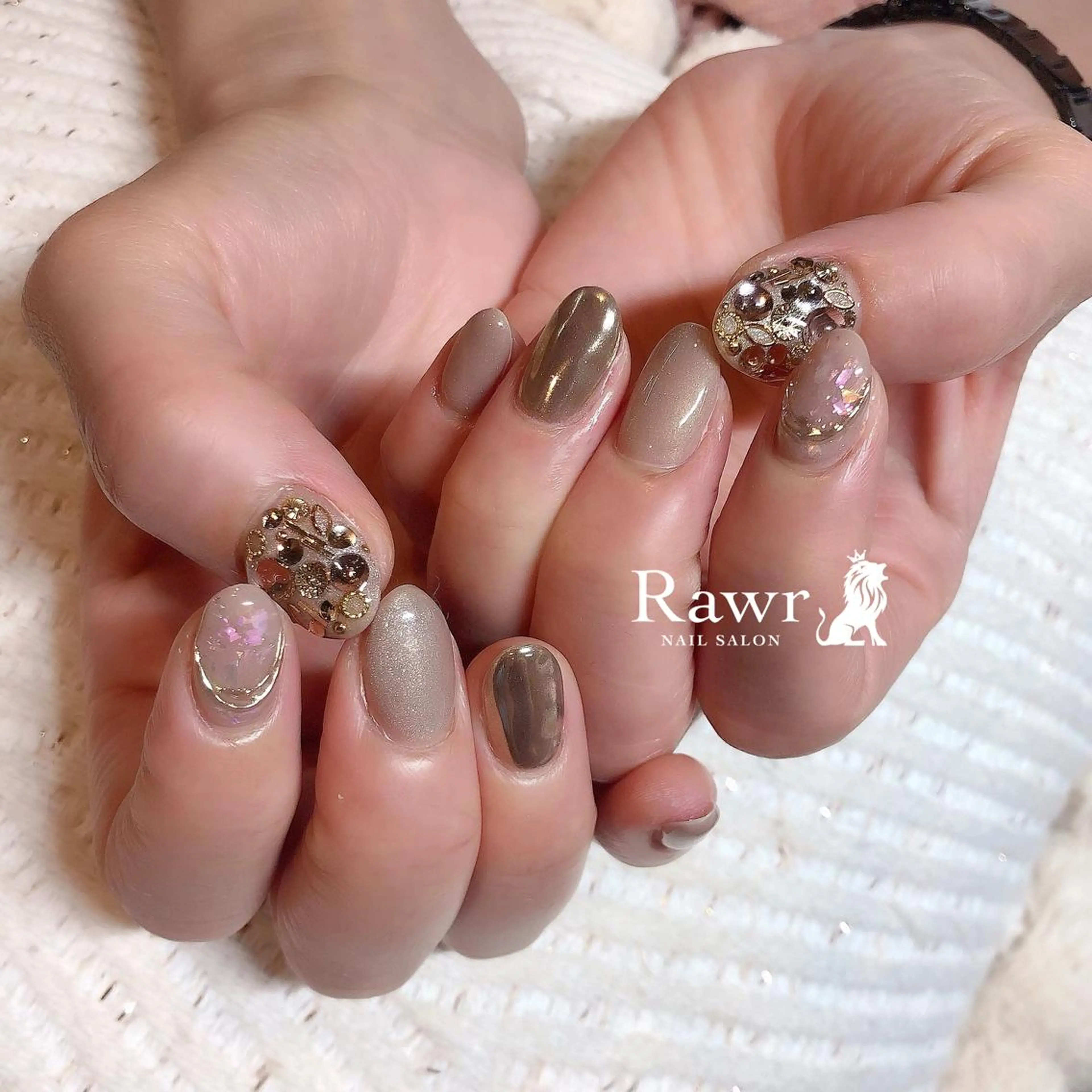 ネイル ハンドネイル Rawr / saoriのネイルデザイン