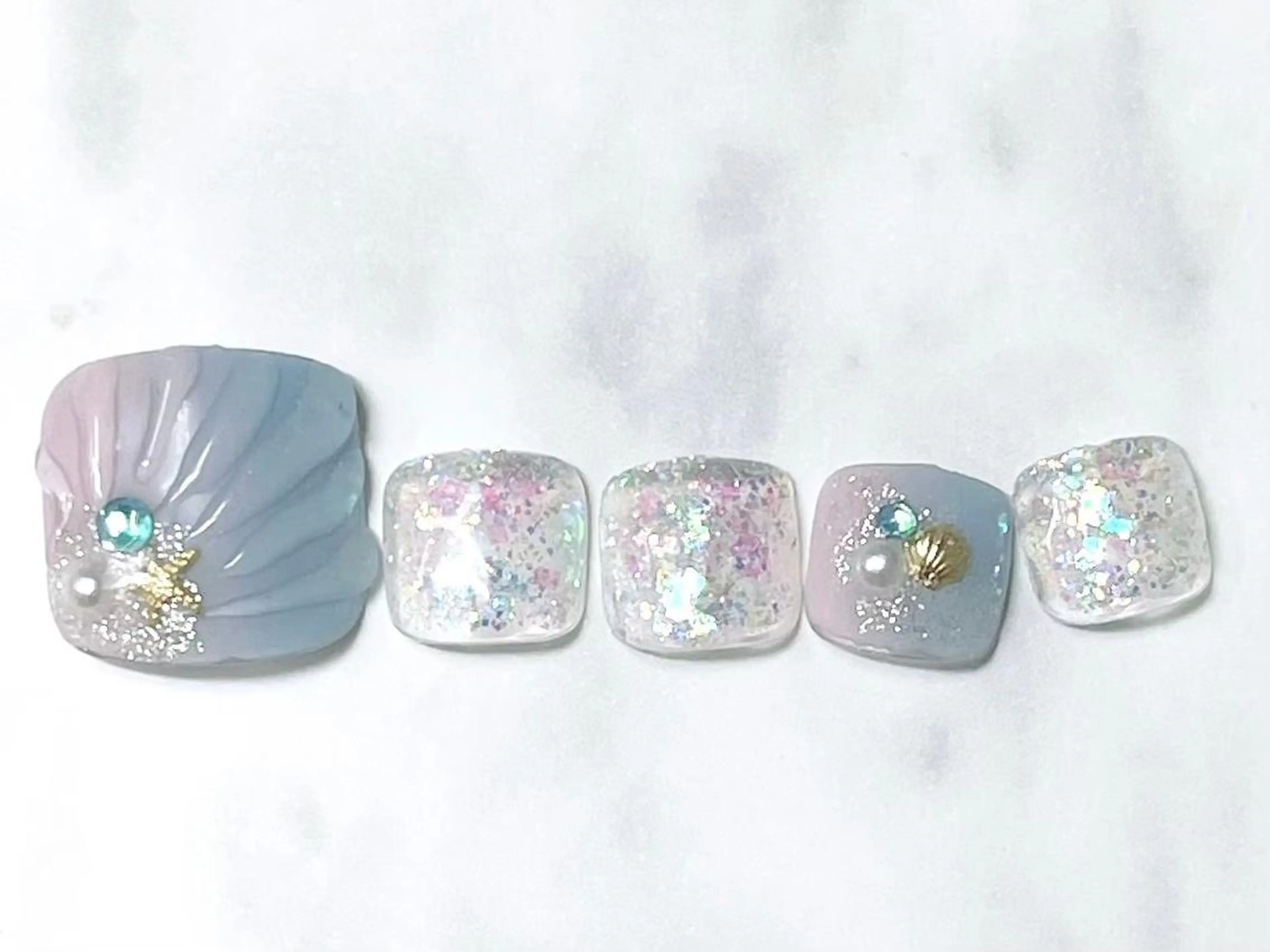 ネイル フットネイル miku ✼•nail •✼のネイルデザイン