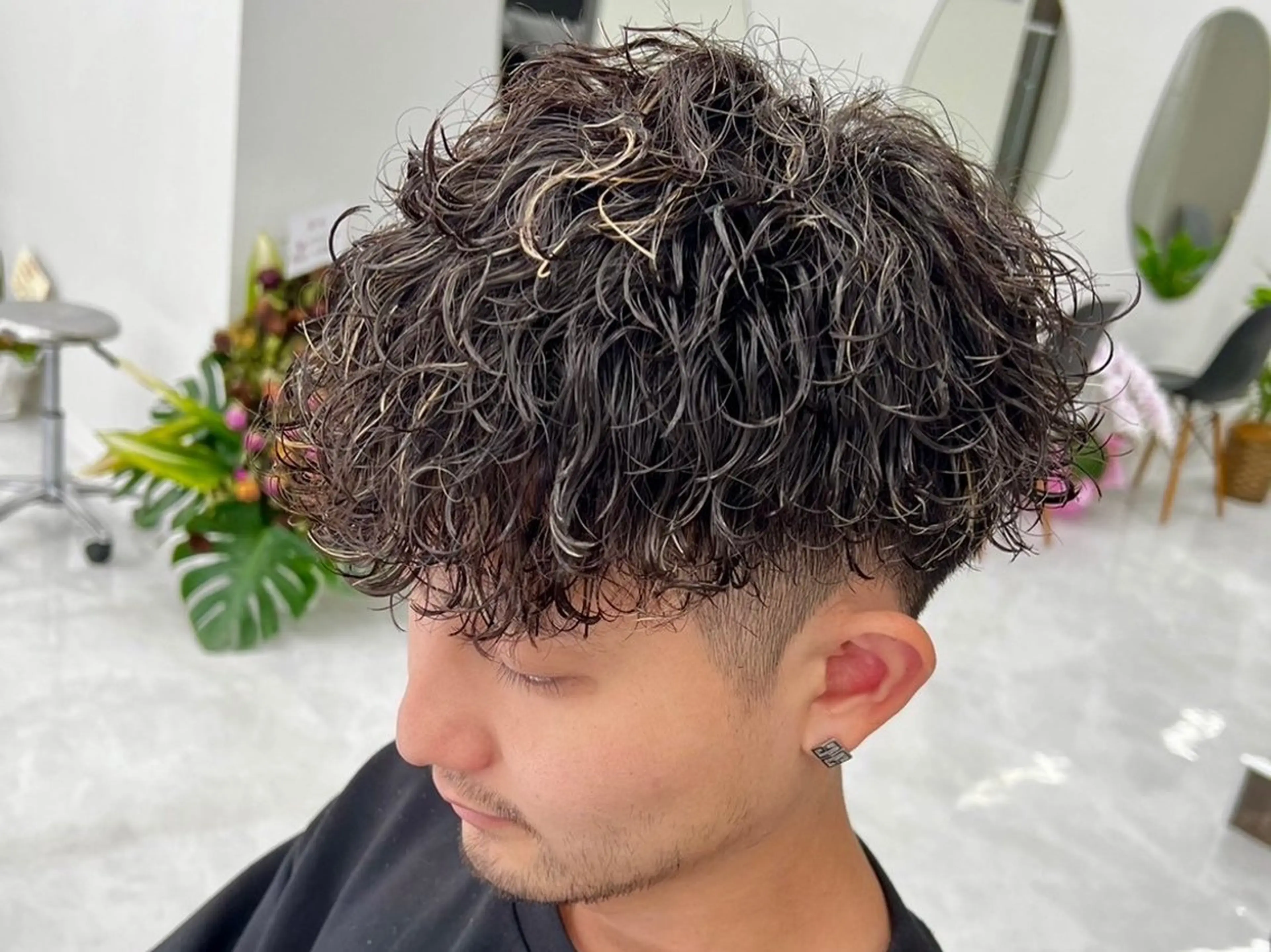 ショート パーマ メンズ カット パーマ ヘアセット 垢抜けメンズパーマ/ DAICHIのヘアスタイル