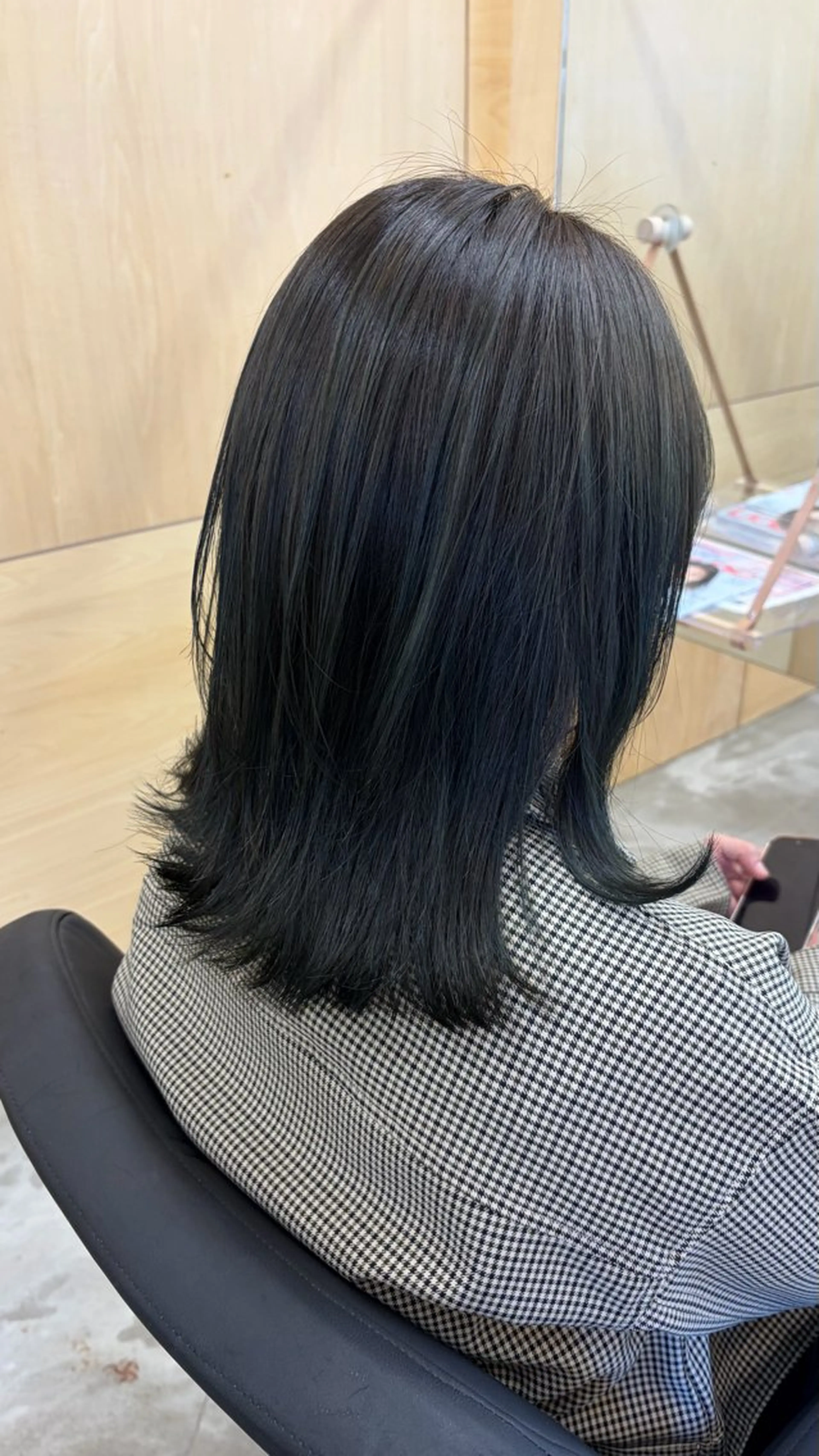 ミディアム カラー オリーブカラー オレンジ ヘアカラー ROBE HAIR /愛里咲のヘアスタイル