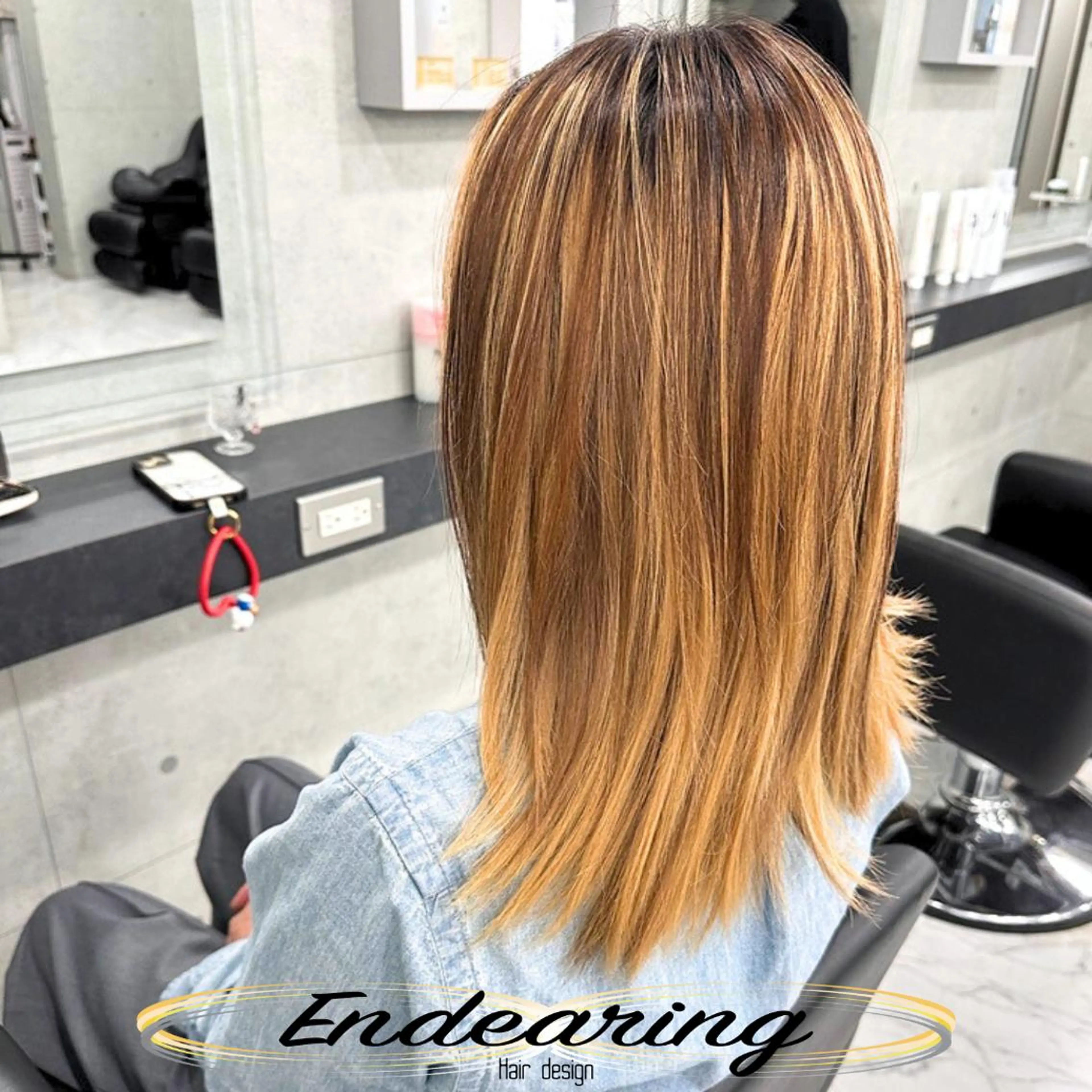 カラー ブリーチ ブラウンカラー 透明感カラー グラデーションカラー ヘアカラー 柳田 怜那/銀座 Endearingのヘアスタイル