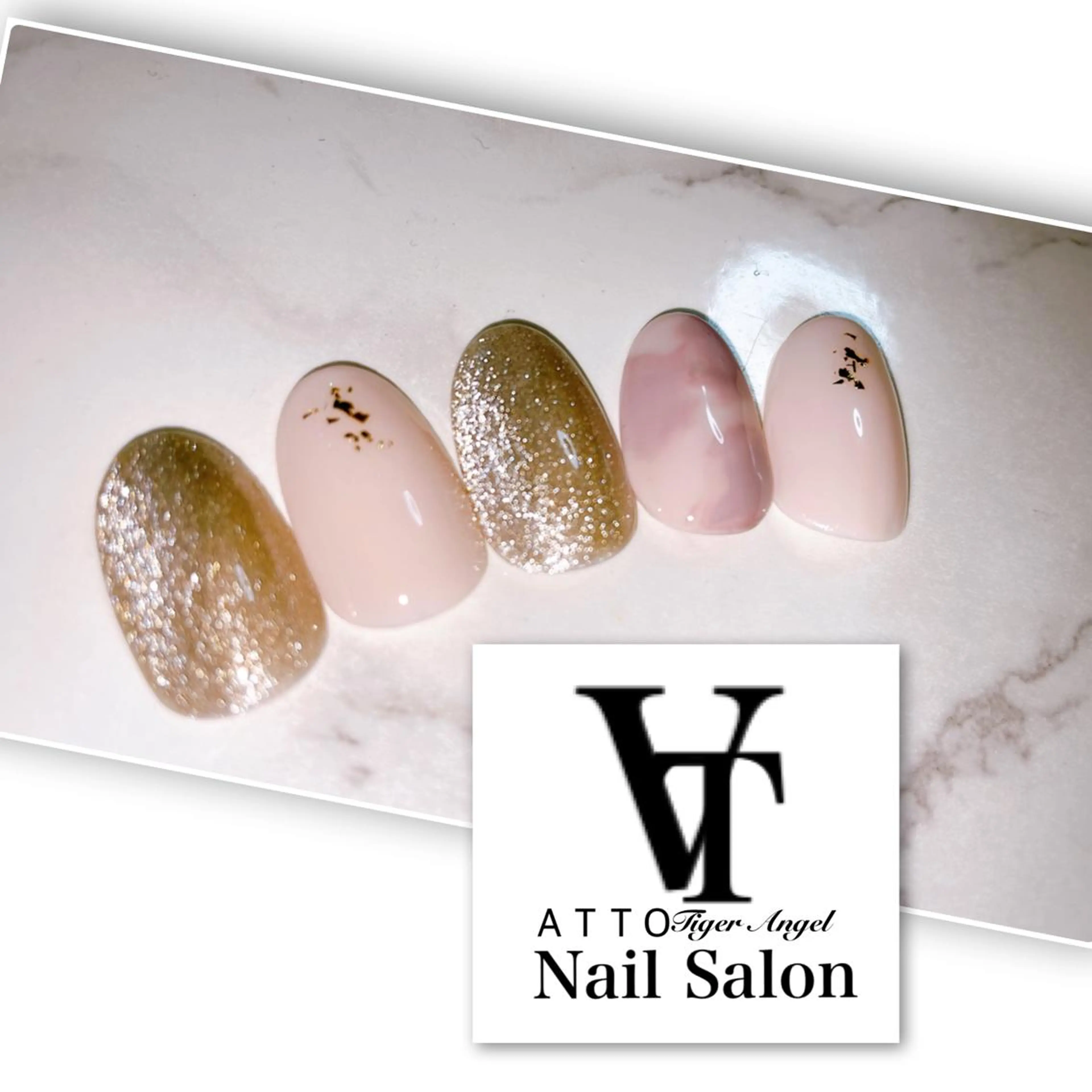 ショート ネイル 春ネイル ハンドネイル ATTO SHIORIのエステ・リラクイメージ