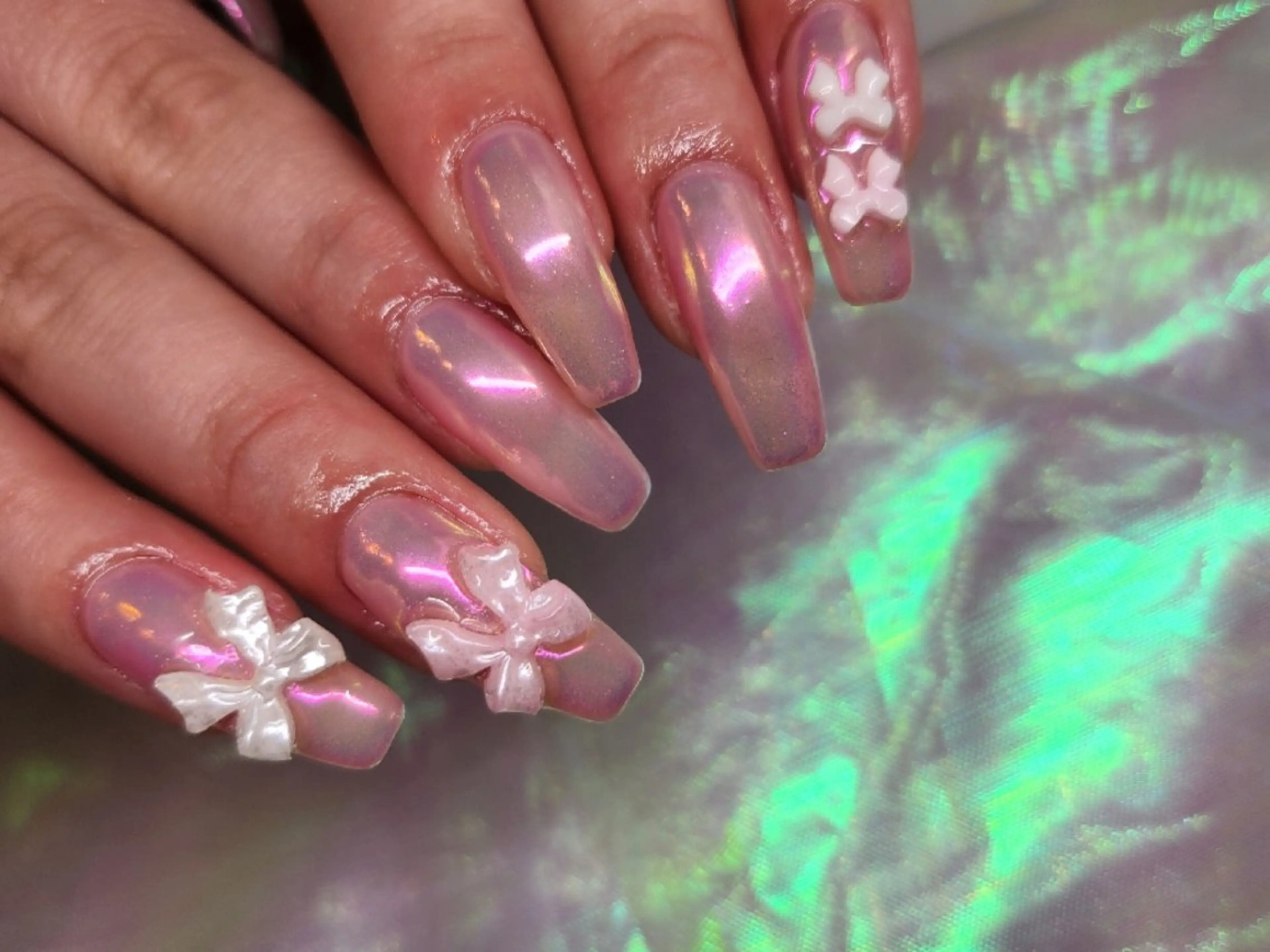 ネイル ハンドネイル 💜bora .のネイルデザイン