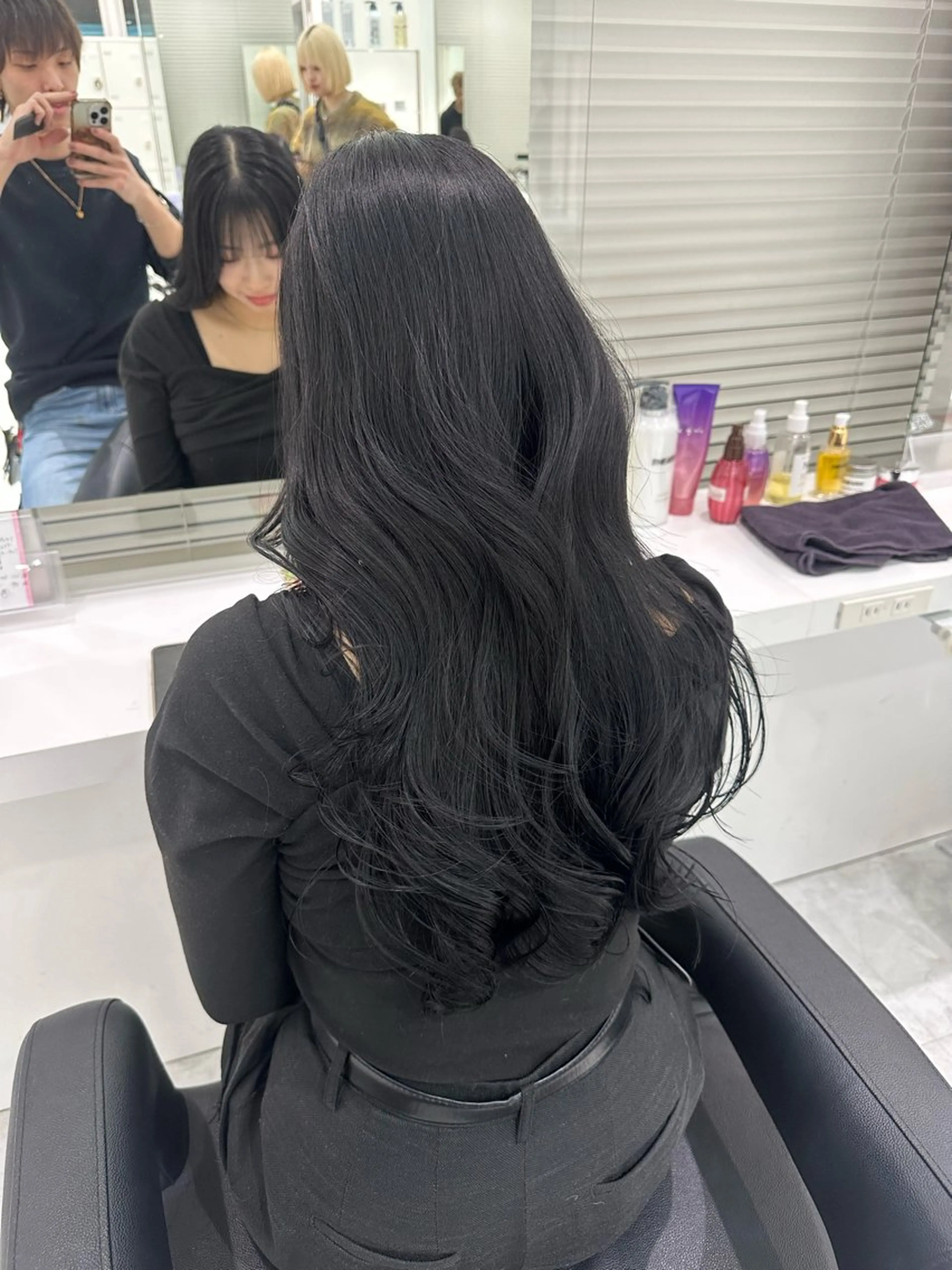 ロング カラー ケアカラー ロング カット ヘアカラー ヘアセット 🐺韓国風メンズ特化 あさひ🐺のヘアスタイル