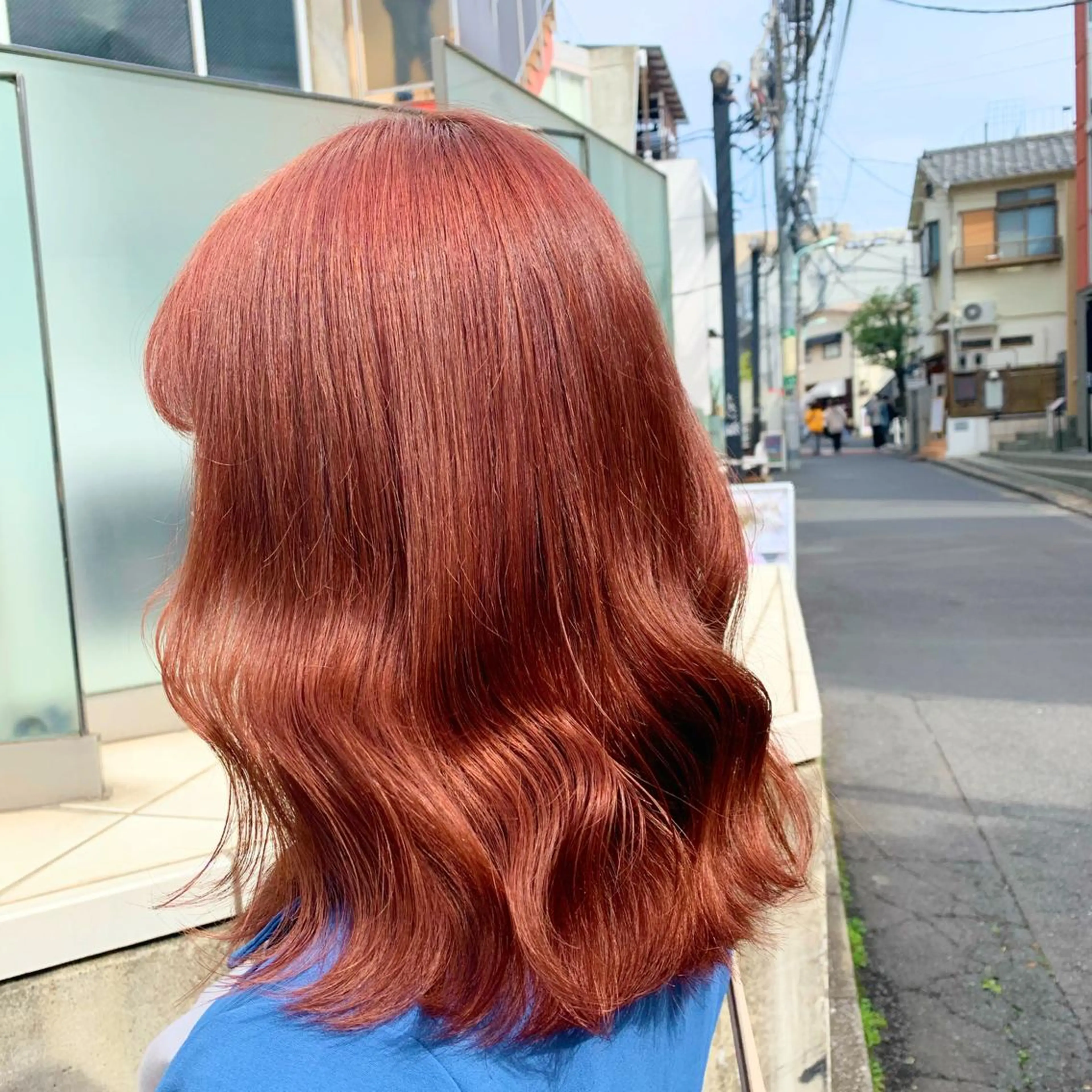 ミディアム カラー 赤みゼロ/透明感 カラー🌿KANTAのヘアスタイル