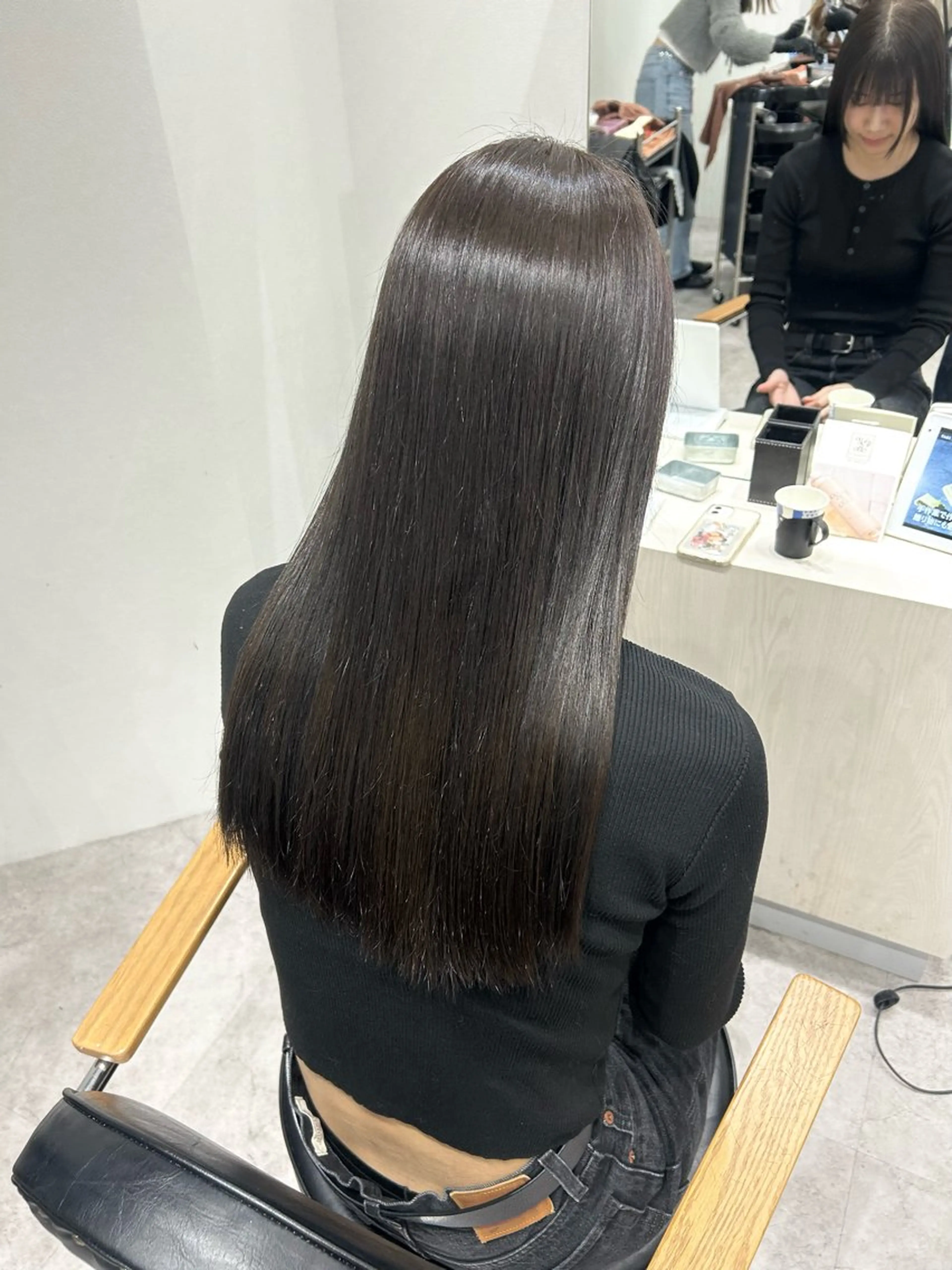 ミディアム カラー ヘアアレンジ グレージュ オリーブグレージュ オリーブグレー ヘアカラー ボブ /ニュアンス/ satomi🧸💖のヘアスタイル