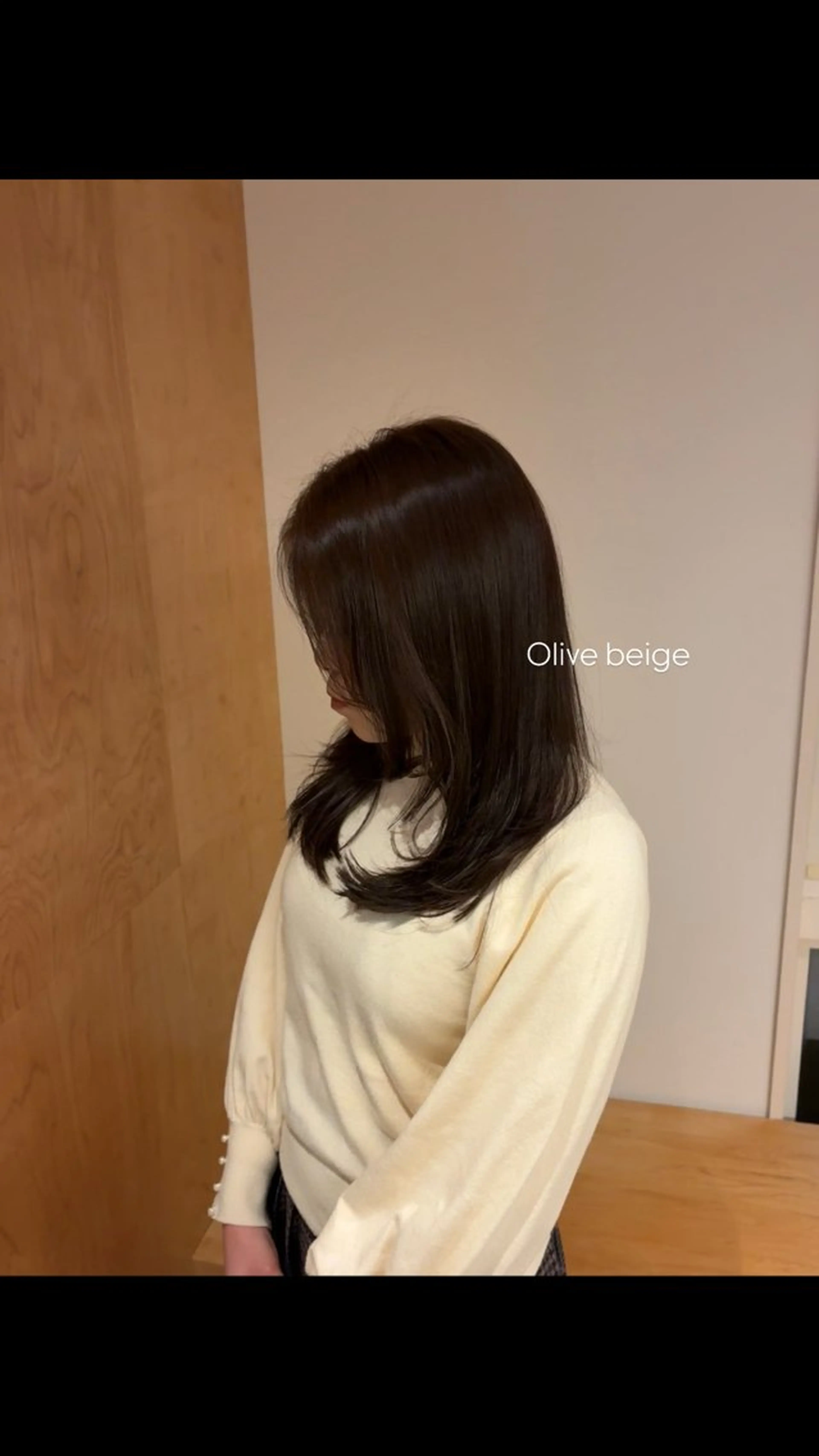 暗め透明感カラー🖤⟡.·の写真