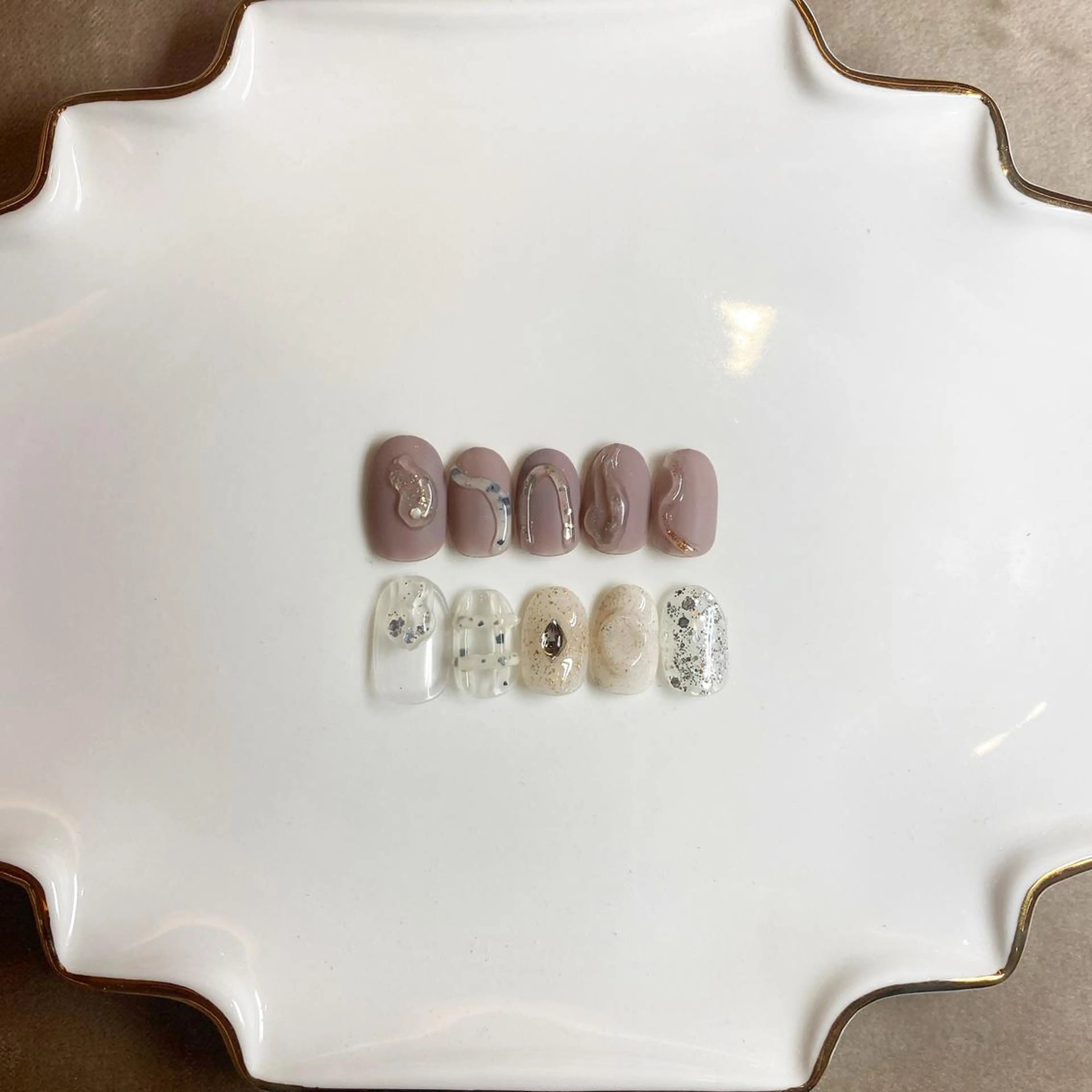 ネイル フリーランス¨̮⃝ ネイリストOKADAのネイルデザイン