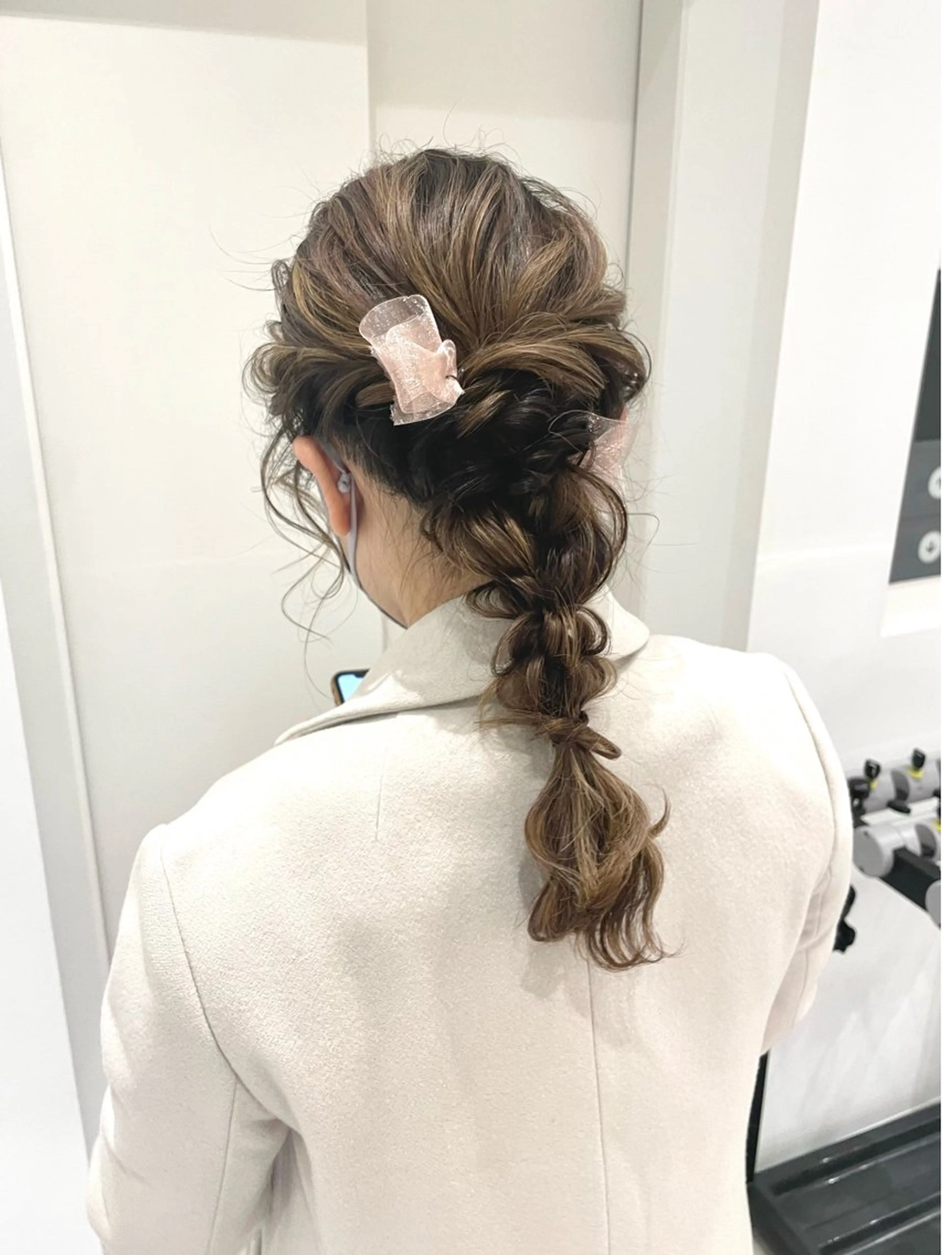 ロング ヘアアレンジ ヘアセット ✴︎Mai✴︎銀座のヘアスタイル