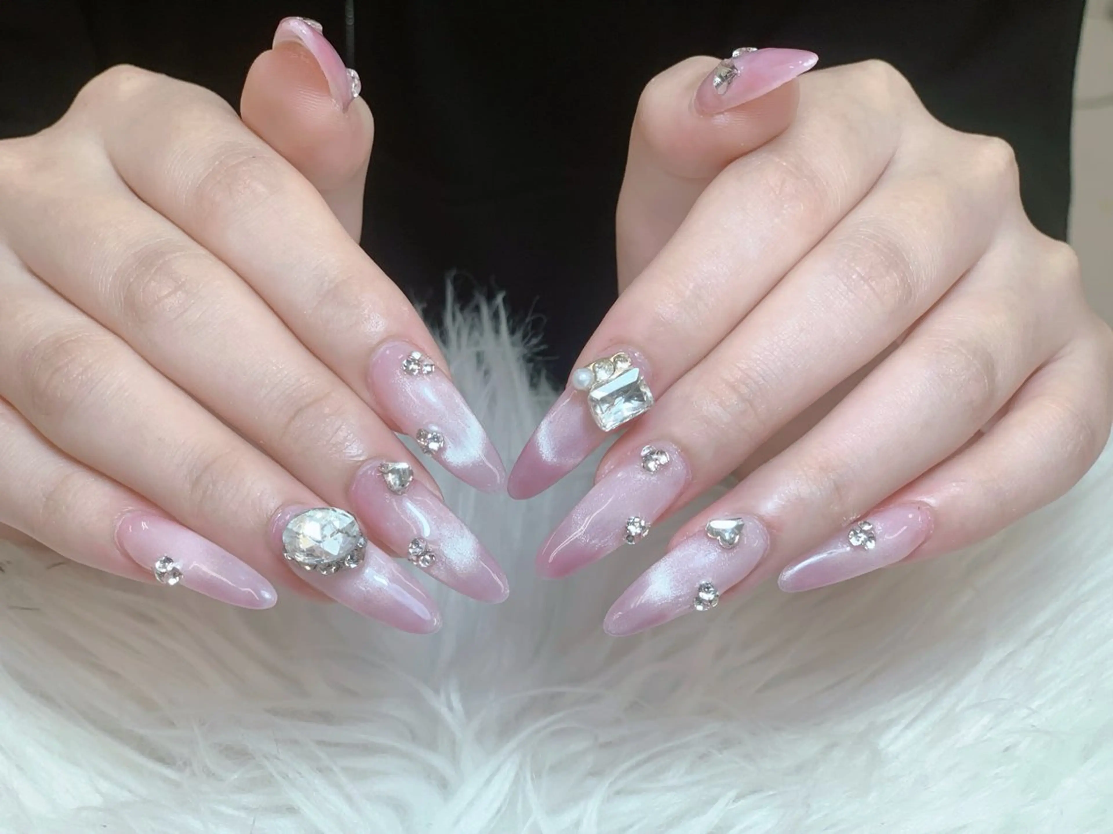 ネイル ハンドネイル ゴテゴテネイル JRのネイルデザイン