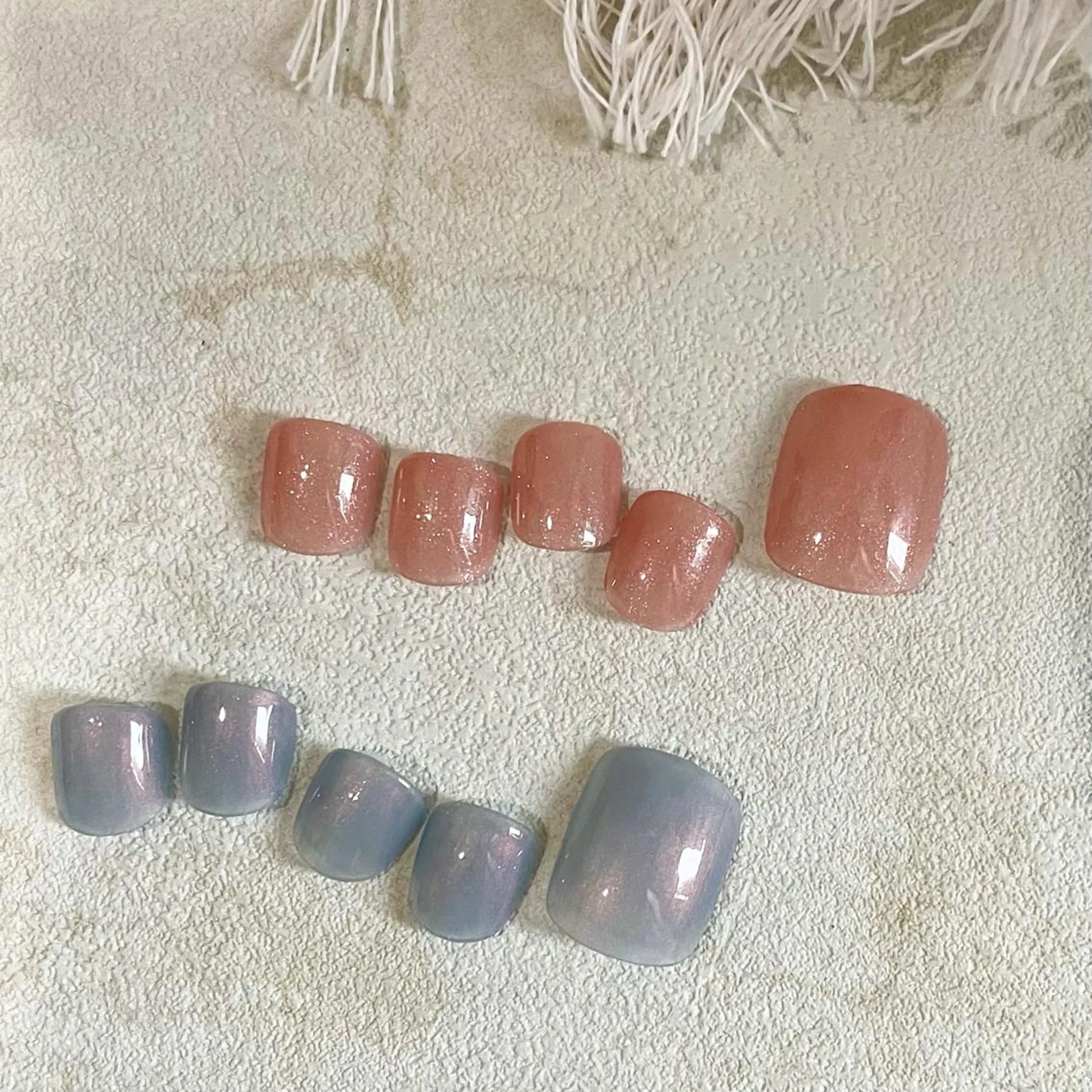 ネイル ジェルネイル フットネイル Radia bykaonailsのネイルデザイン