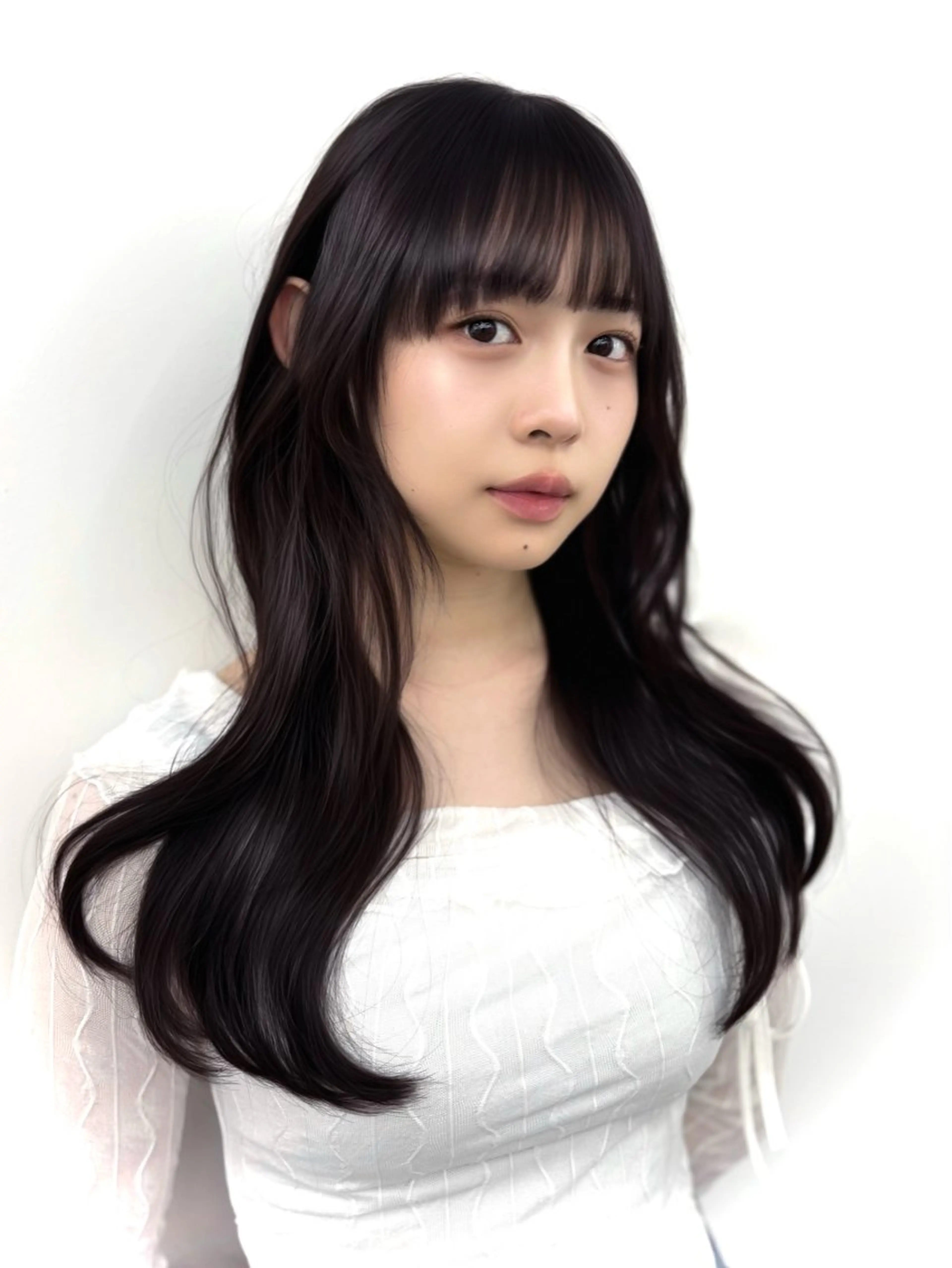 ロング ヘアカラー トリートメント 🫧いちの 🫧のヘアスタイル