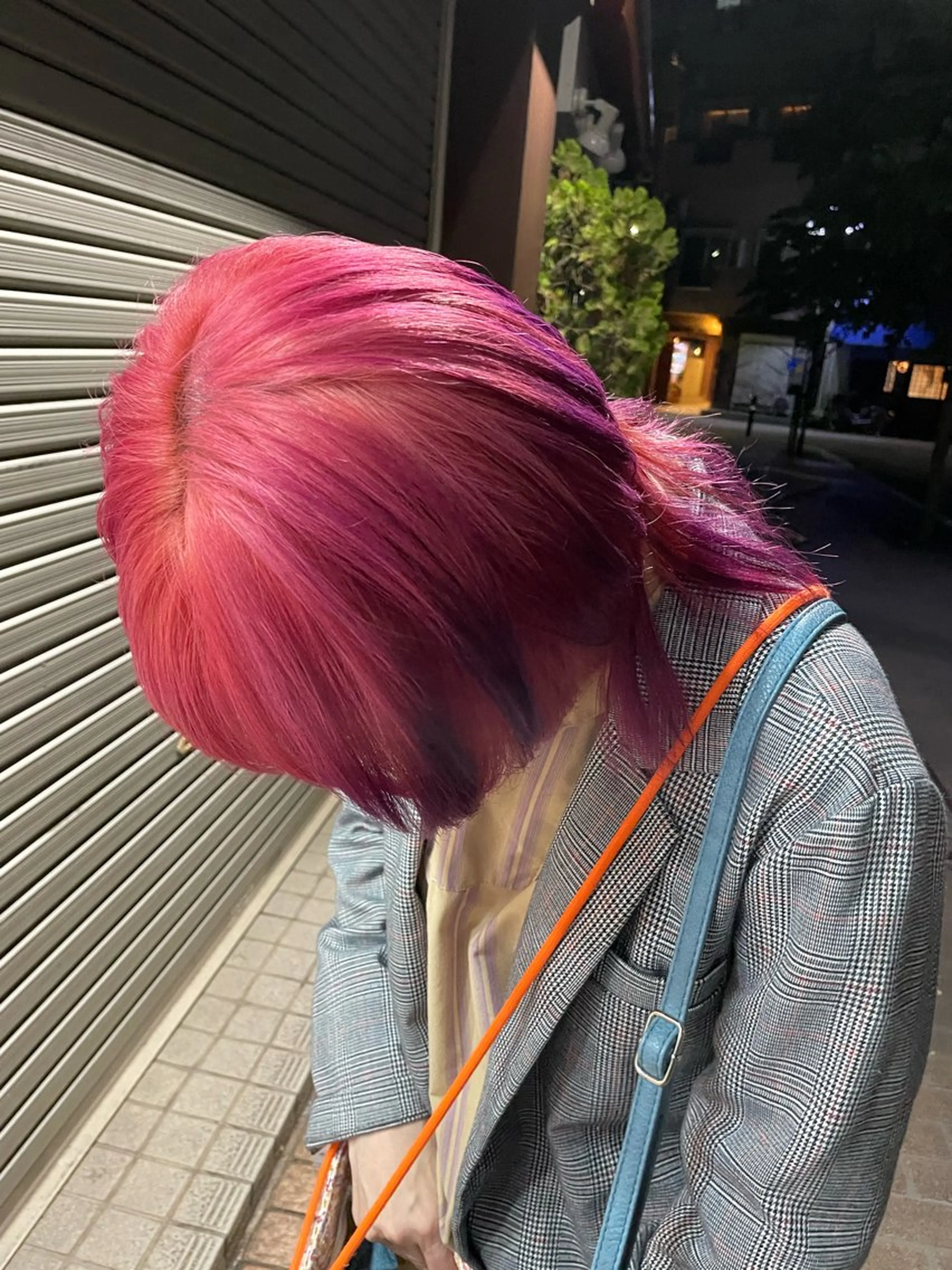 ミディアム レイヤー/透けカラー ✨KANAのヘアスタイル