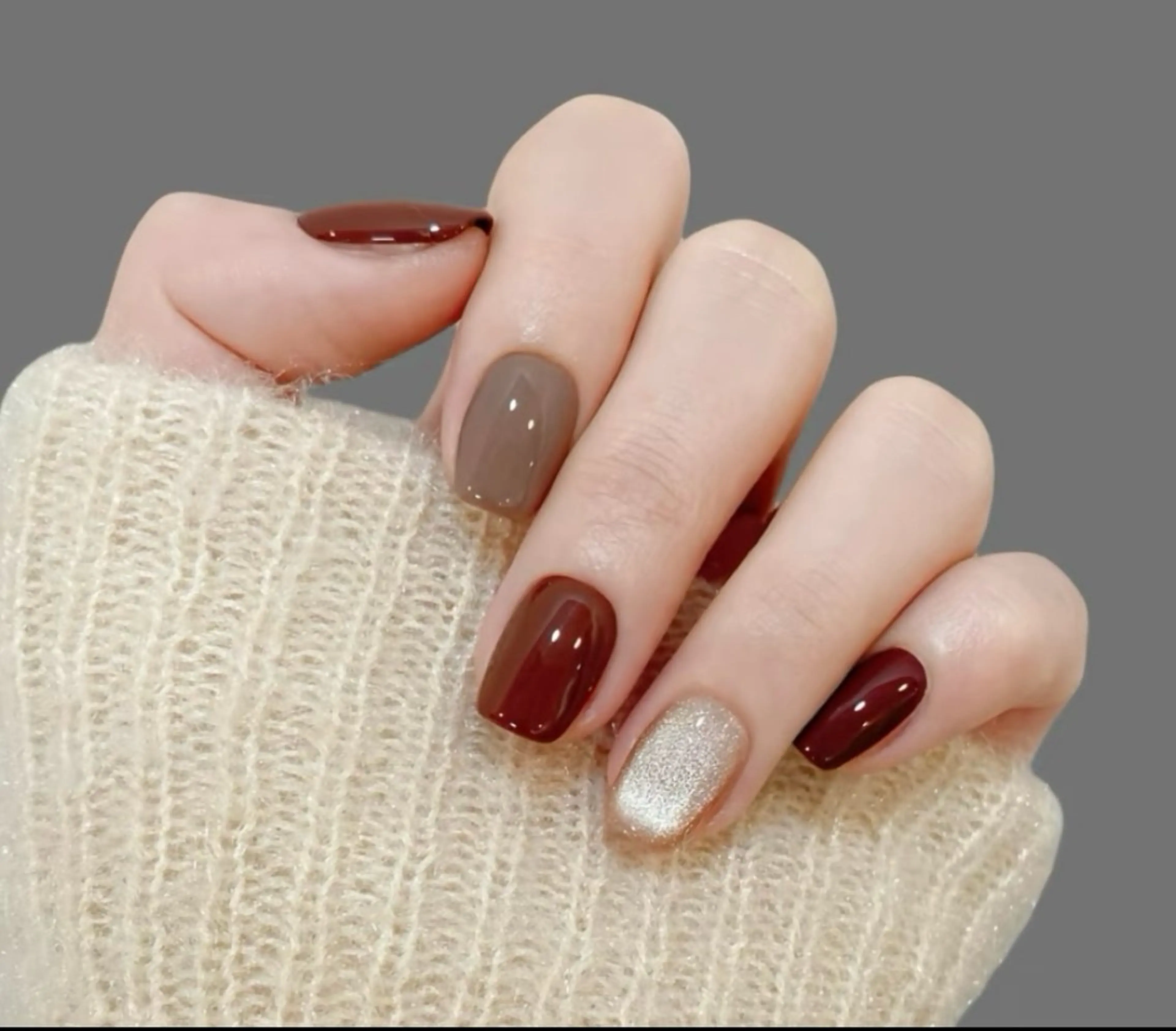 ネイル マグネットネイル ハンドネイル H3 Nail Tsuki🦋💙のネイルデザイン