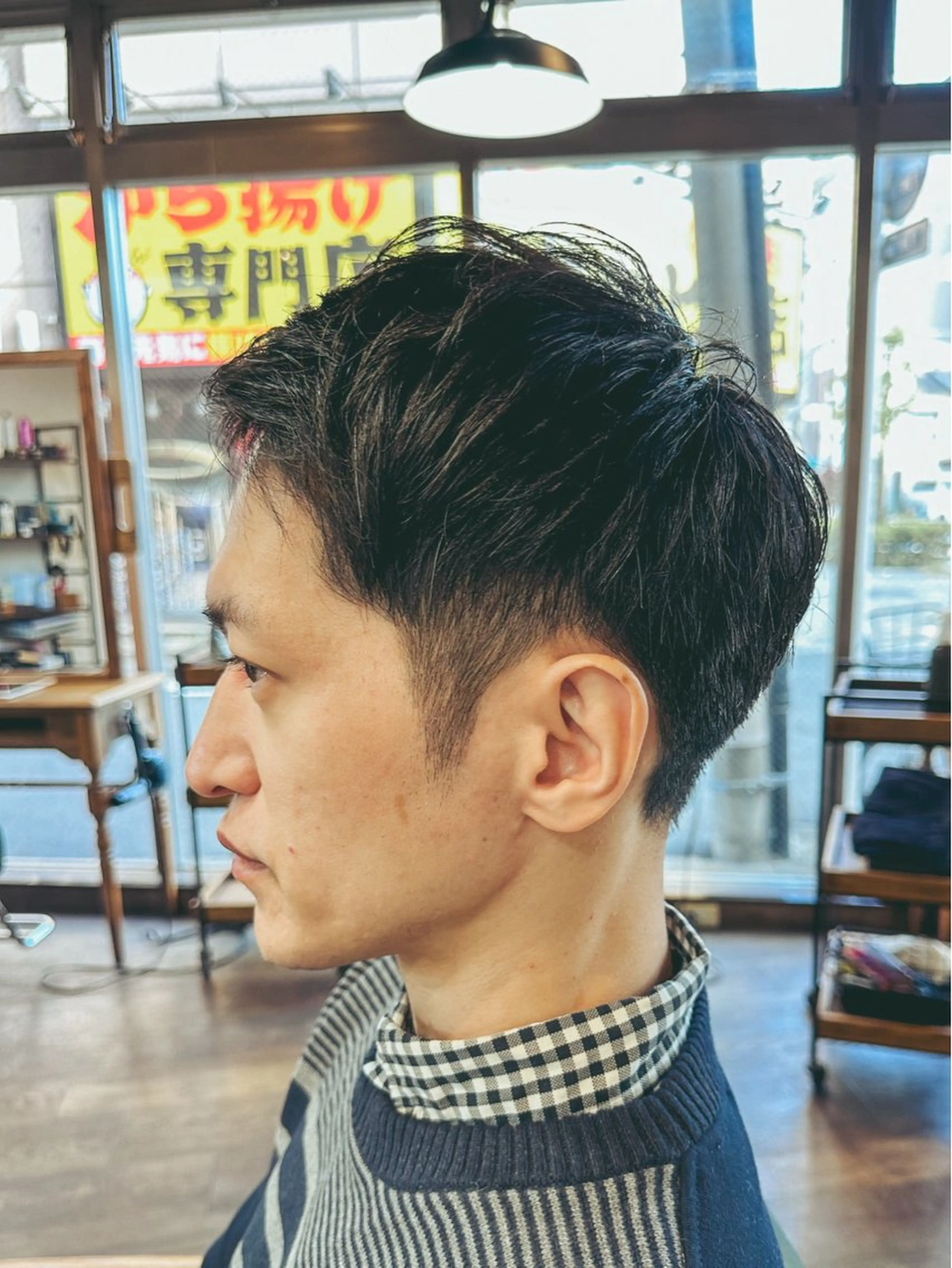 ショート メンズ マッシュ メンズパーマ 刈り上げ Chic押上🩵 misakiのヘアスタイル