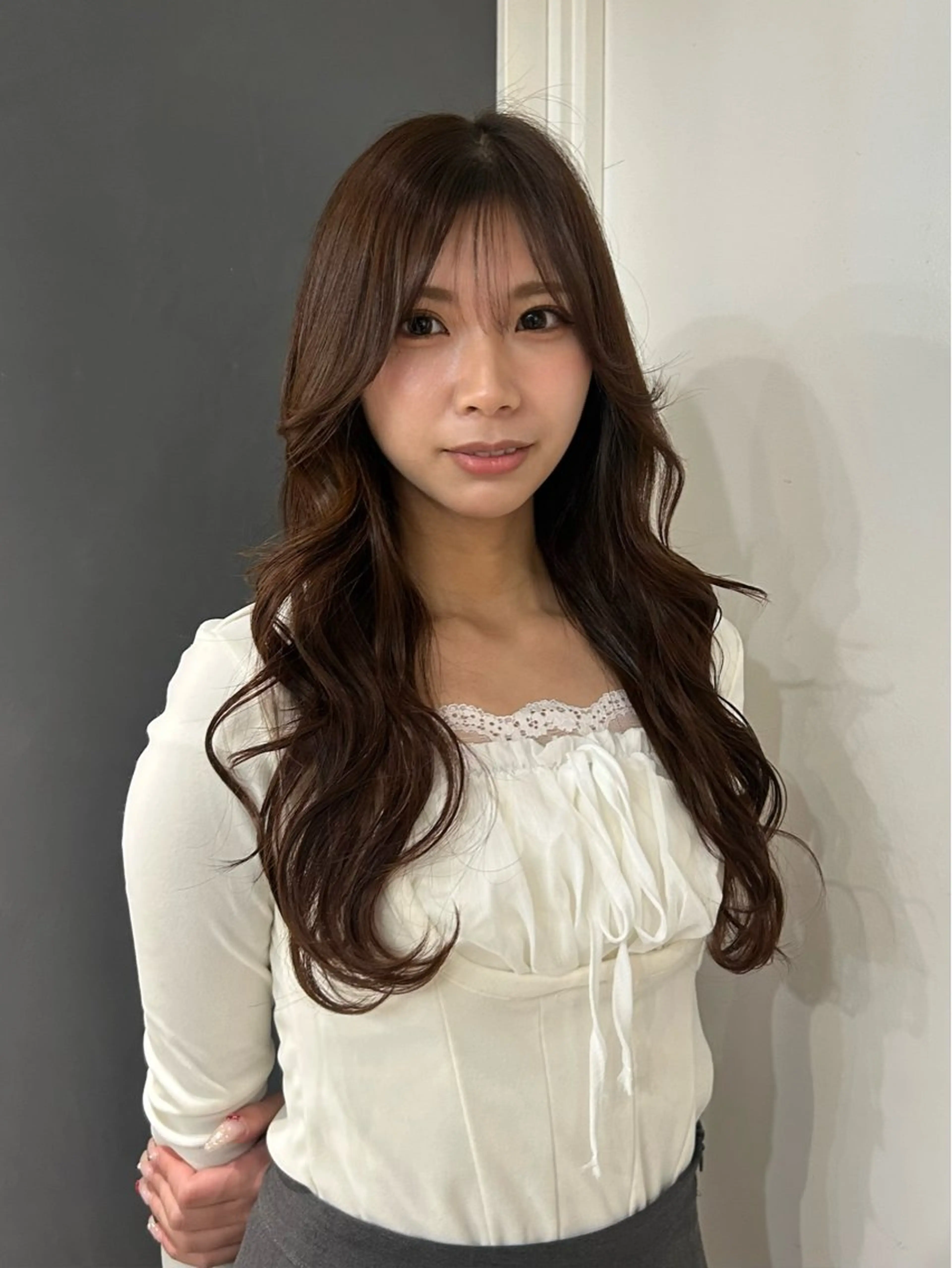 ロング えり 堀江/ボブ /透明感/レイヤーのヘアスタイル