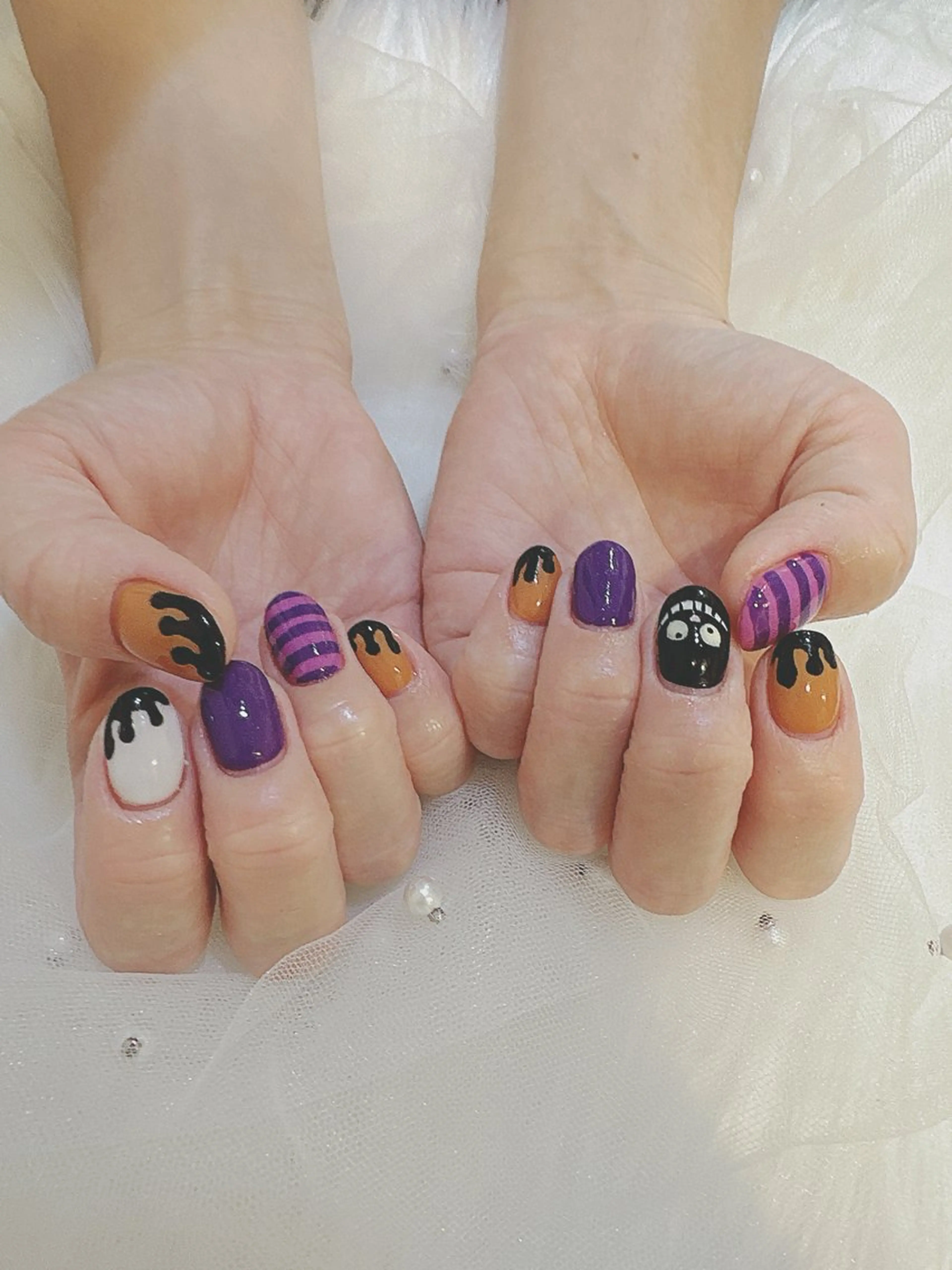 ネイル ハロウィン 村瀬 優のネイルデザイン