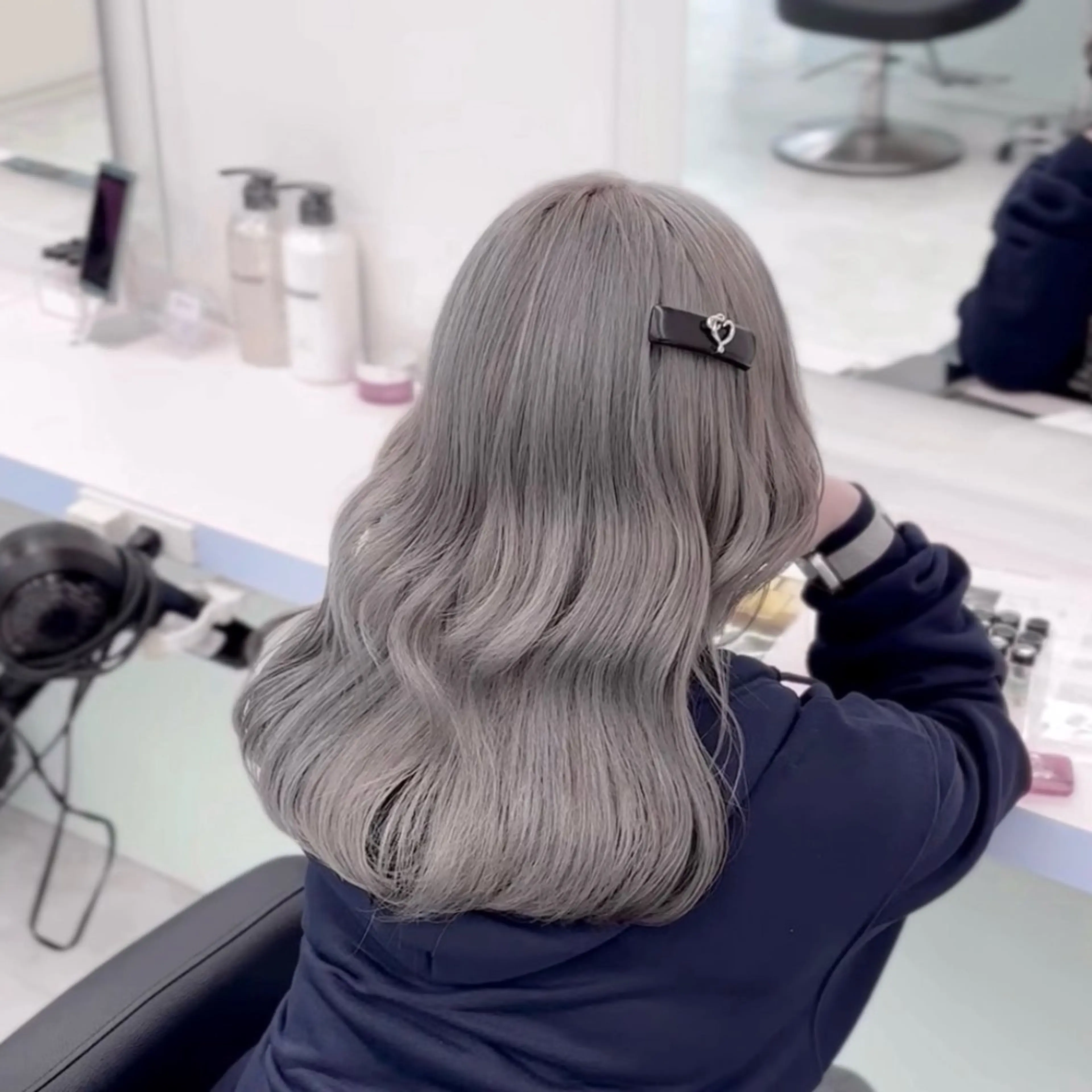 ミディアム カラー ヘアカラー トリートメント ヘアセット ‎🎀HONOKA 🎀／似合わせカラーのヘアスタイル