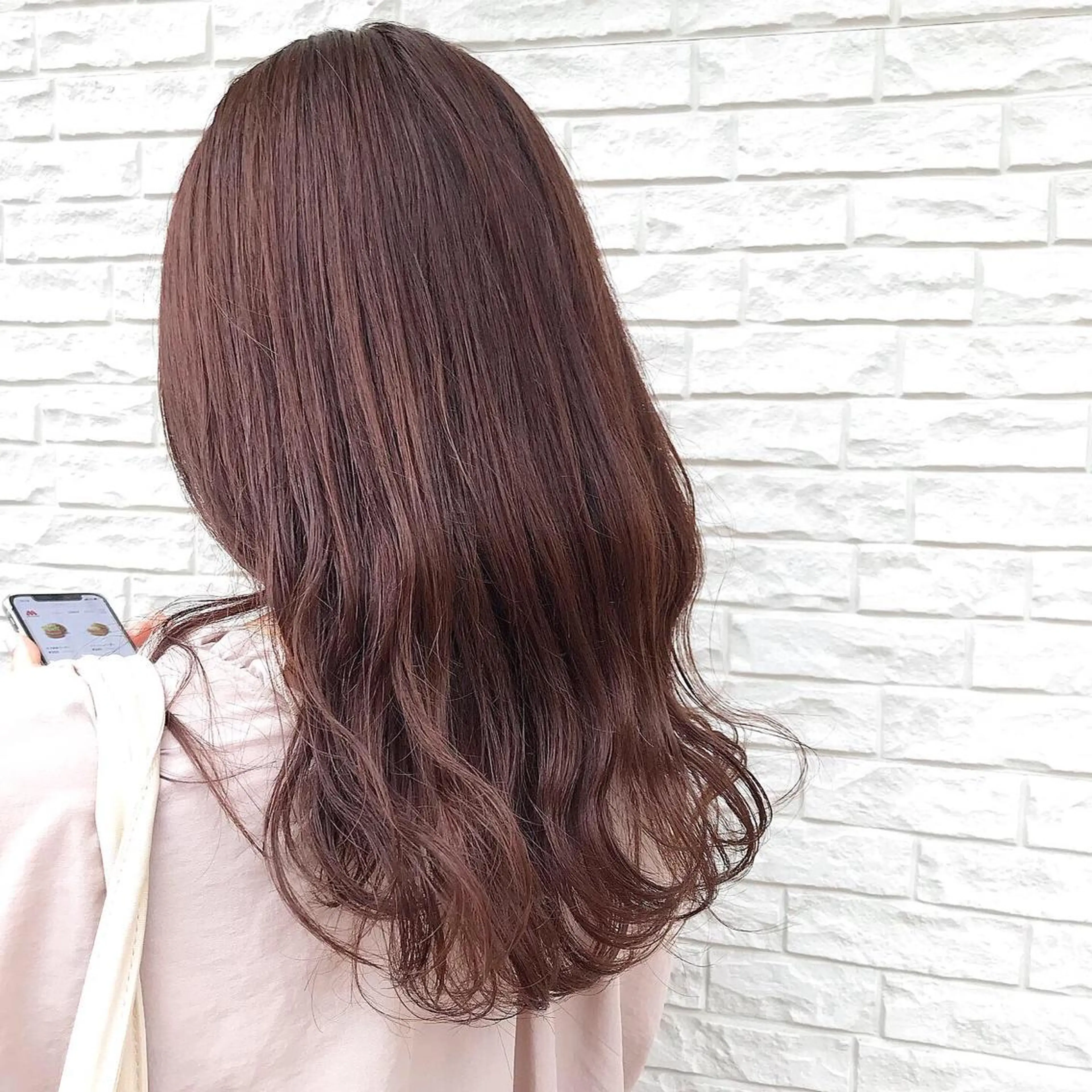 ロング カラー ブリーチ ラベンダーカラー ブリーチなしカラー ピンクカラー ピンクラベンダー ☀️海外レイヤー 🇺🇸/ヒナコのヘアスタイル