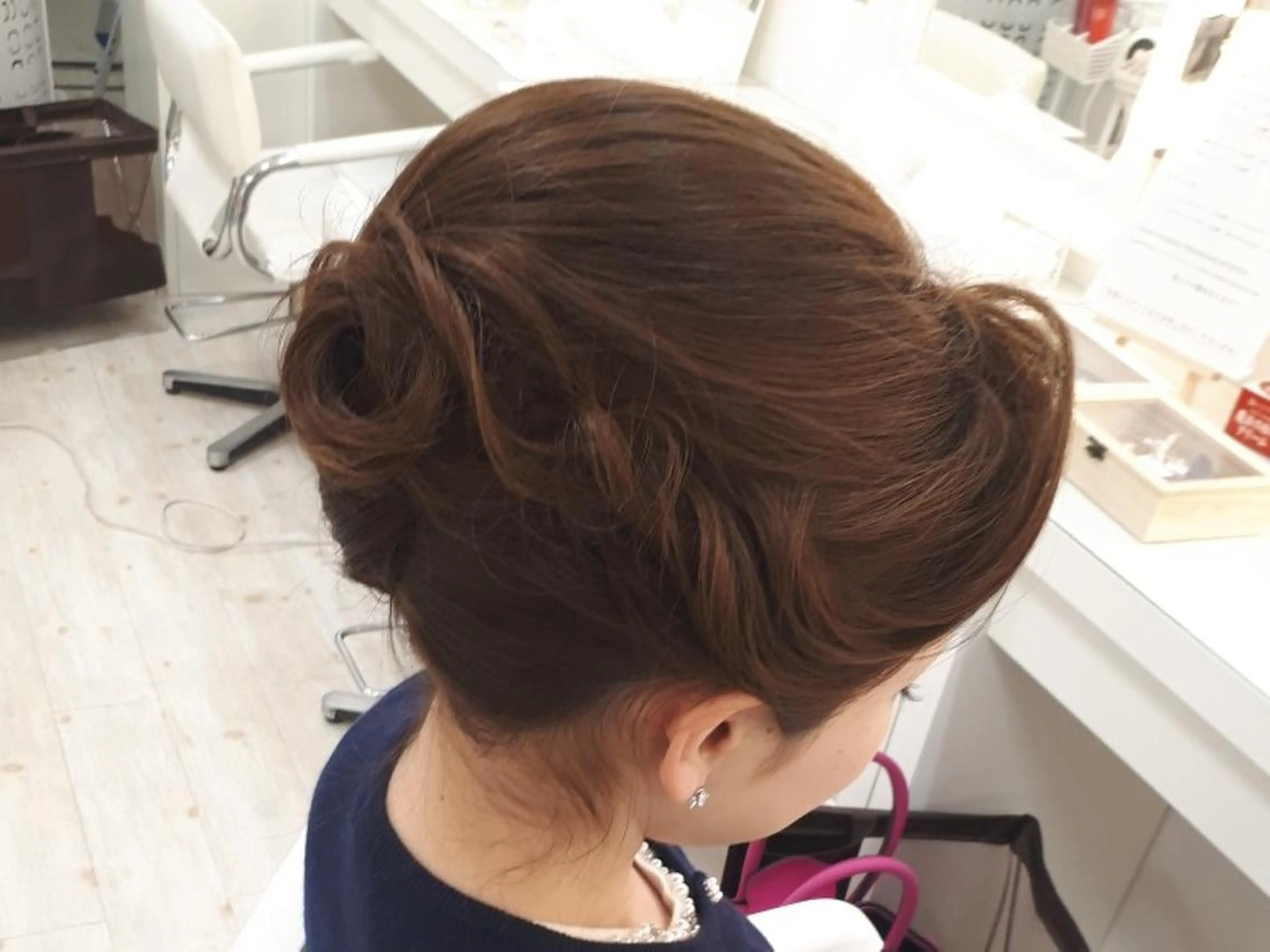 ヘアアレンジ 夜会巻き ベストシーン 新浦安のマツエク・マツパデザイン