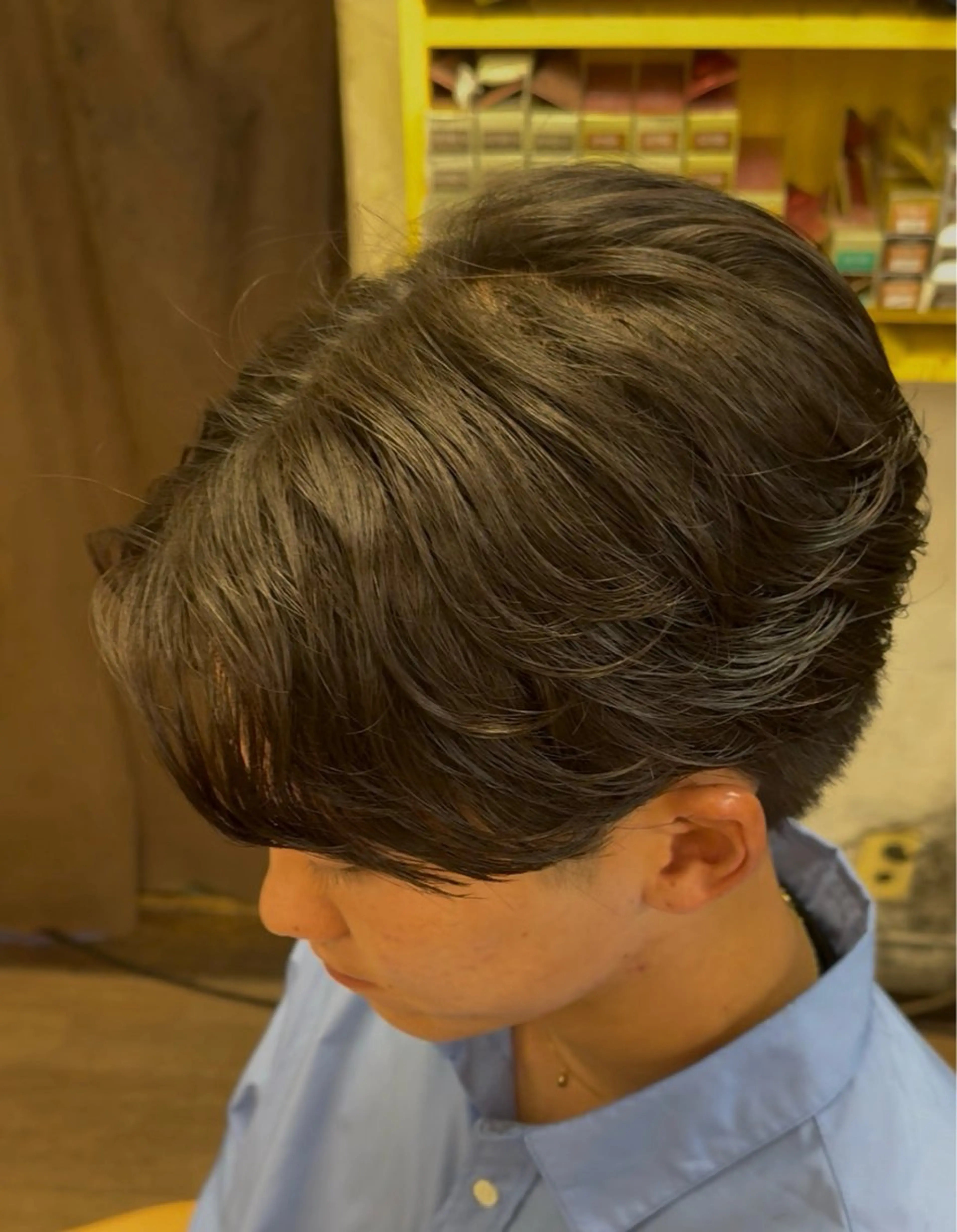 ショート パーマ ニュアンスパーマ カット パーマ フルハタヒロト 六本木理容師のヘアスタイル