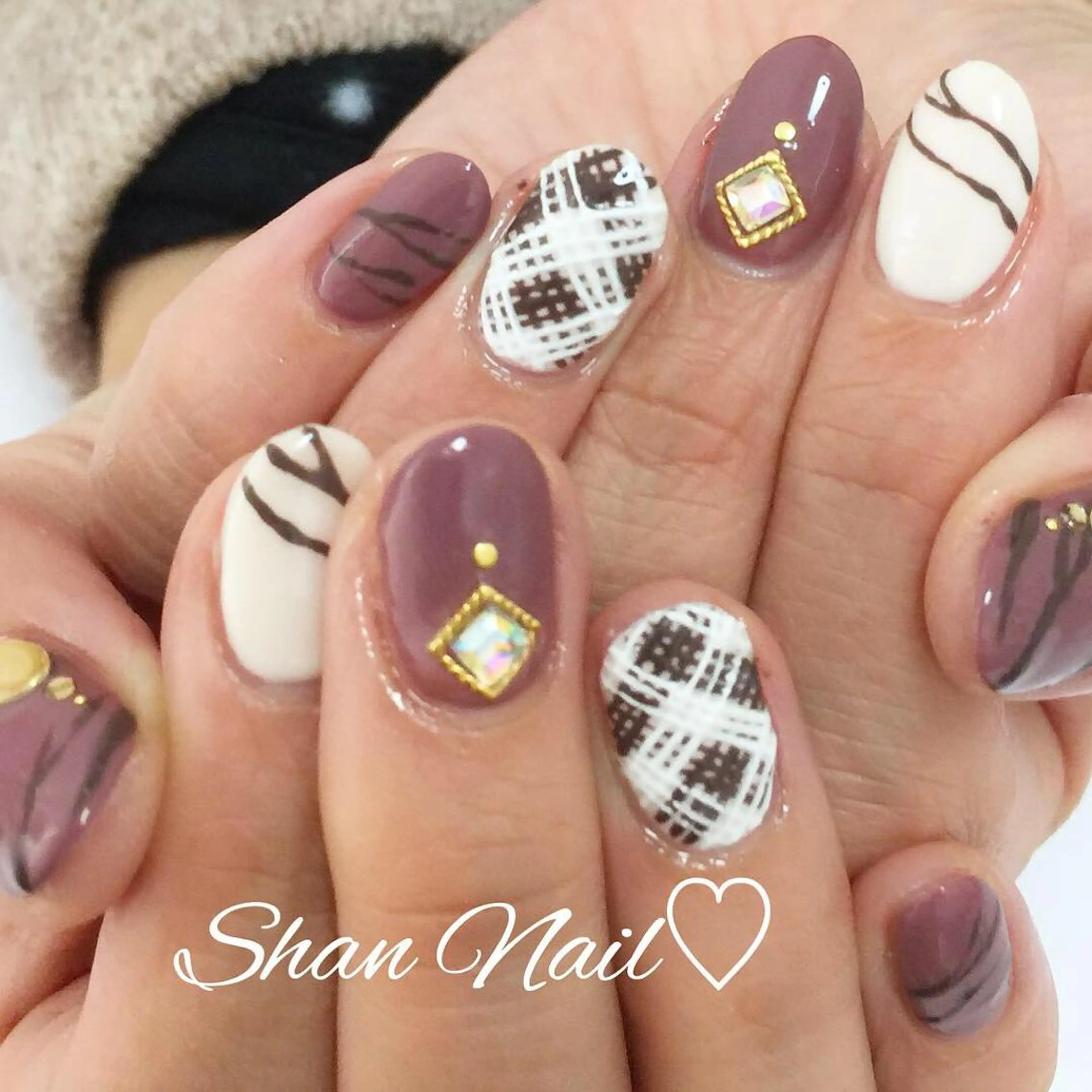 ネイル バレンタイン ハンドネイル Shan Nailのネイルデザイン