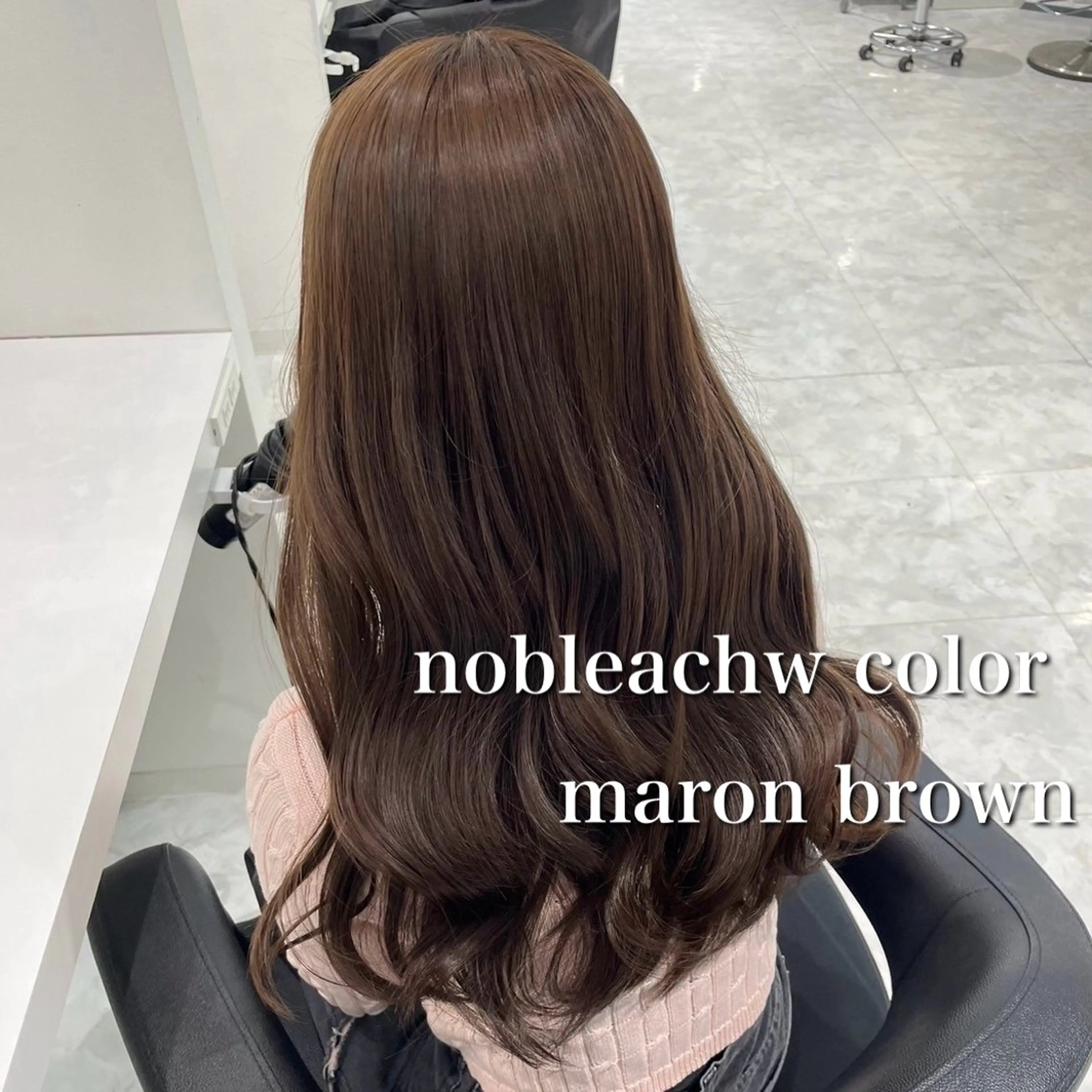 カラー 🤍ブリーチなし ブラウンhimi🤍のヘアスタイル