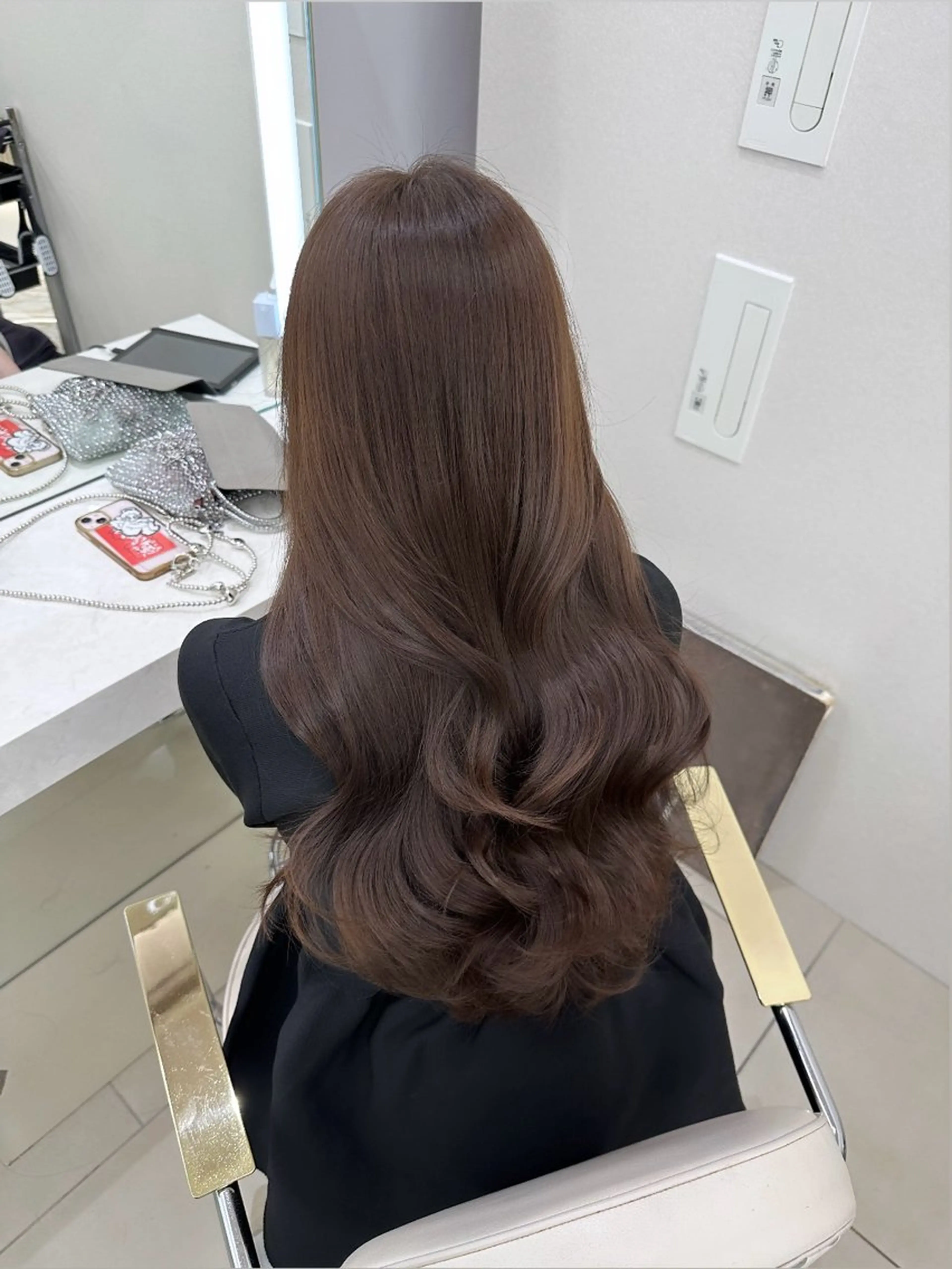 ロング 𝑭𝒖𝒌𝒂🩶 モテ髪×透明感カラーのヘアスタイル